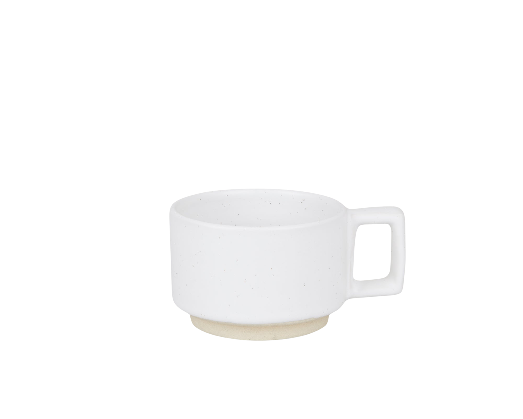 Otto Ceramic Mug with Handle | White