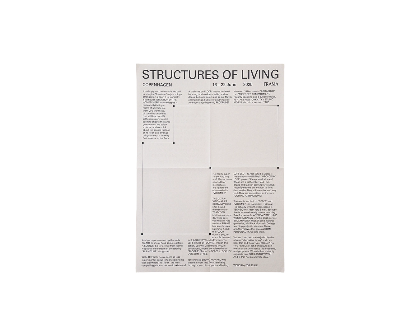 Structures of Living Poster