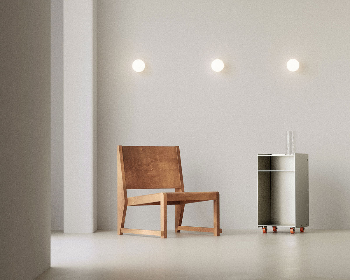 Ovoid Sconce | Stainless Steel