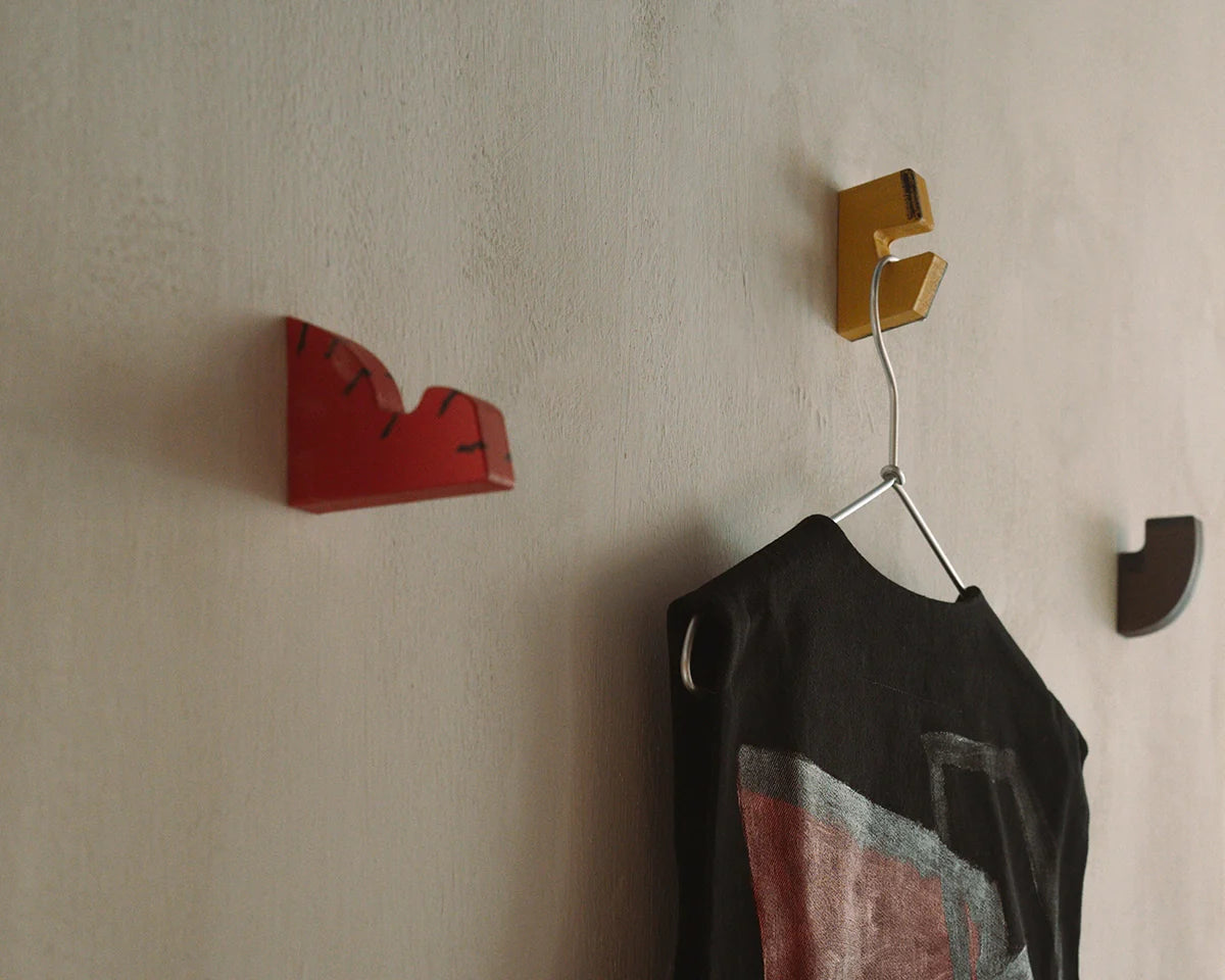 Toogood x FRAMA | Hook Sculpture Set of Two | Green + Brown