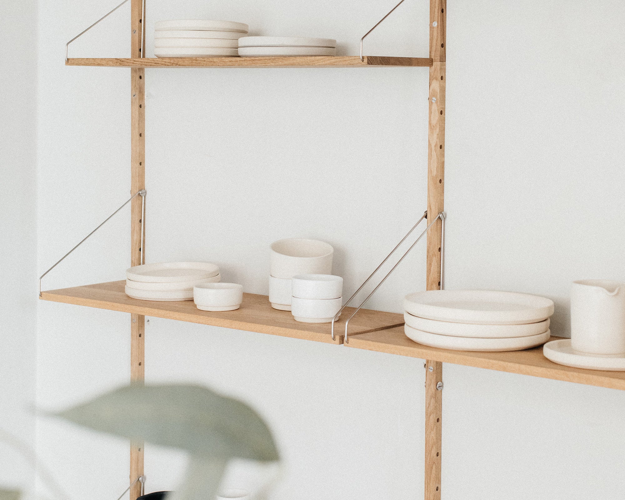 Otto Ceramic Bowls Set of Two | White | Medium