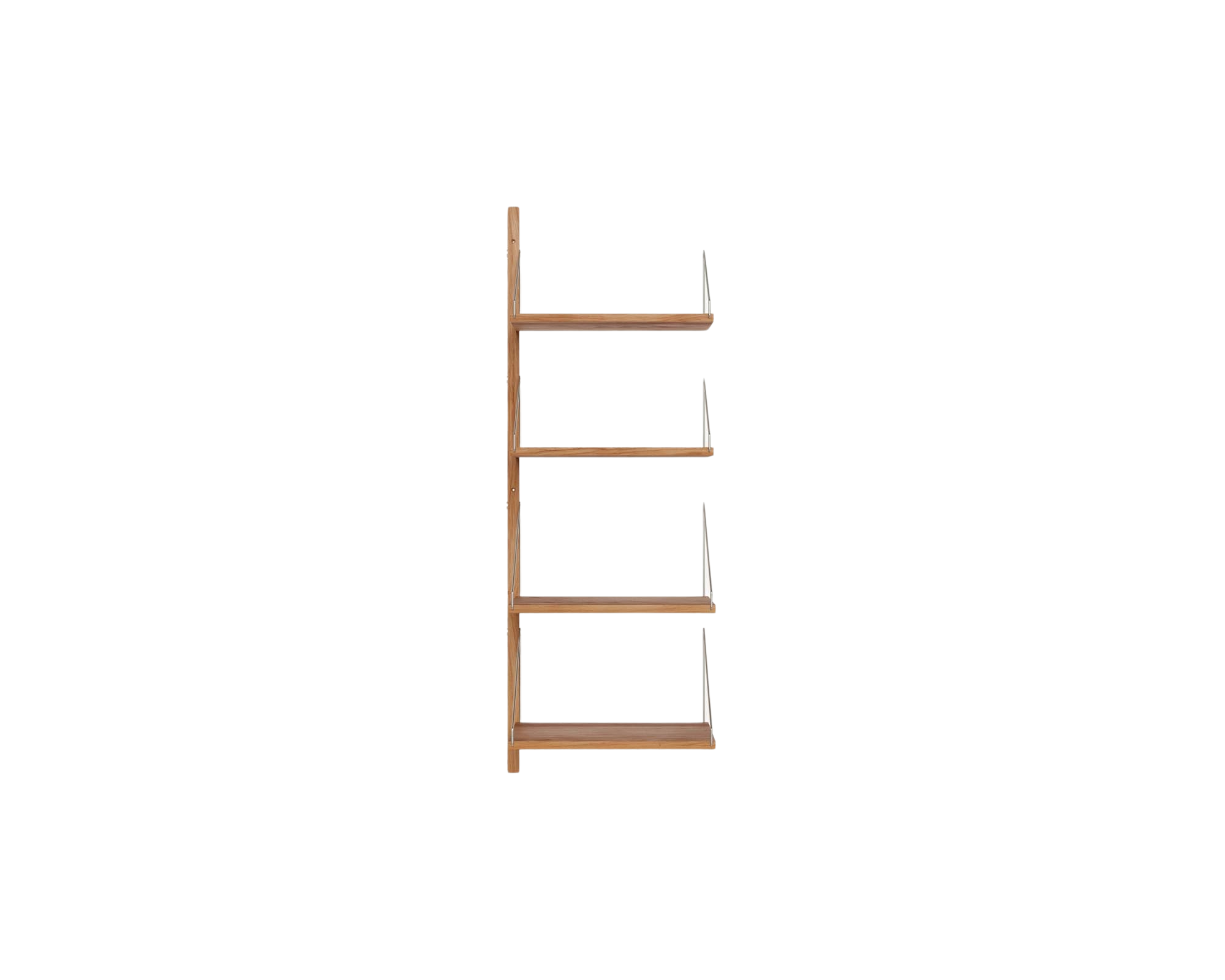 Shelf Library Add-on Section | Natural Oak | H114.8 / W40