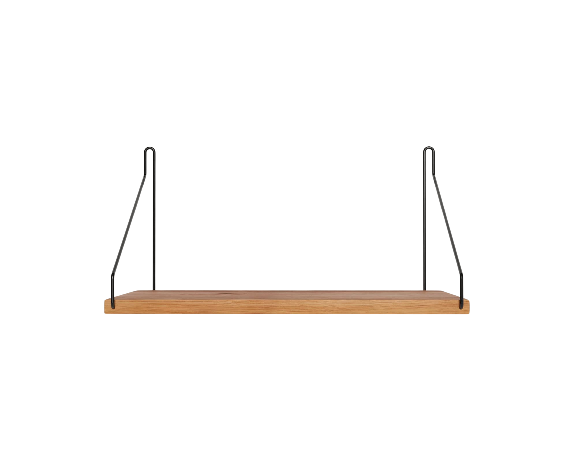 Single Shelf | Natural Oak / Black | D20 / W40
