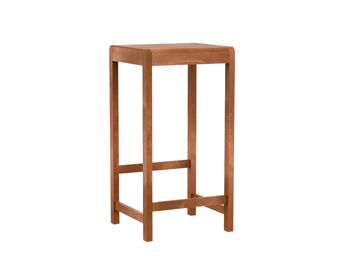 Stool 01 | Warm Brown Birch | H76