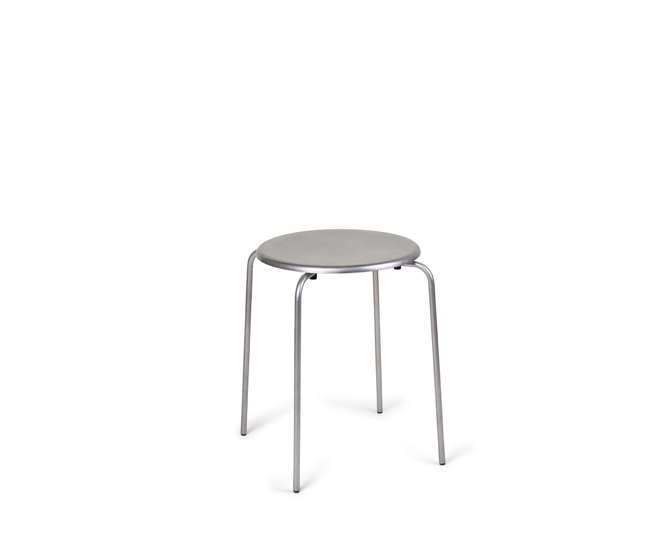 Petit Rond Stool | Stainless Steel