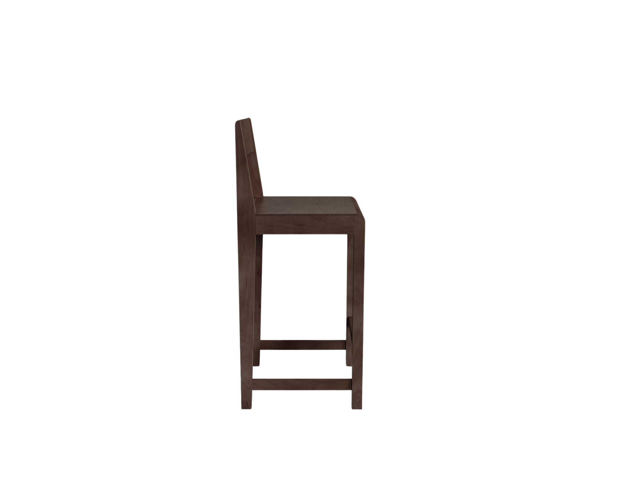 Bar Chair 01 | Dark Brown Birch | H65