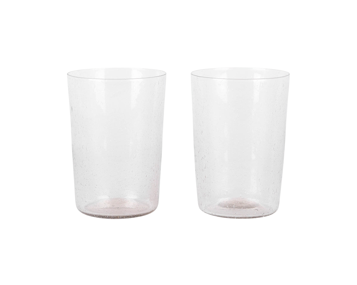 Isle Glass Set of Two | Light Smoke