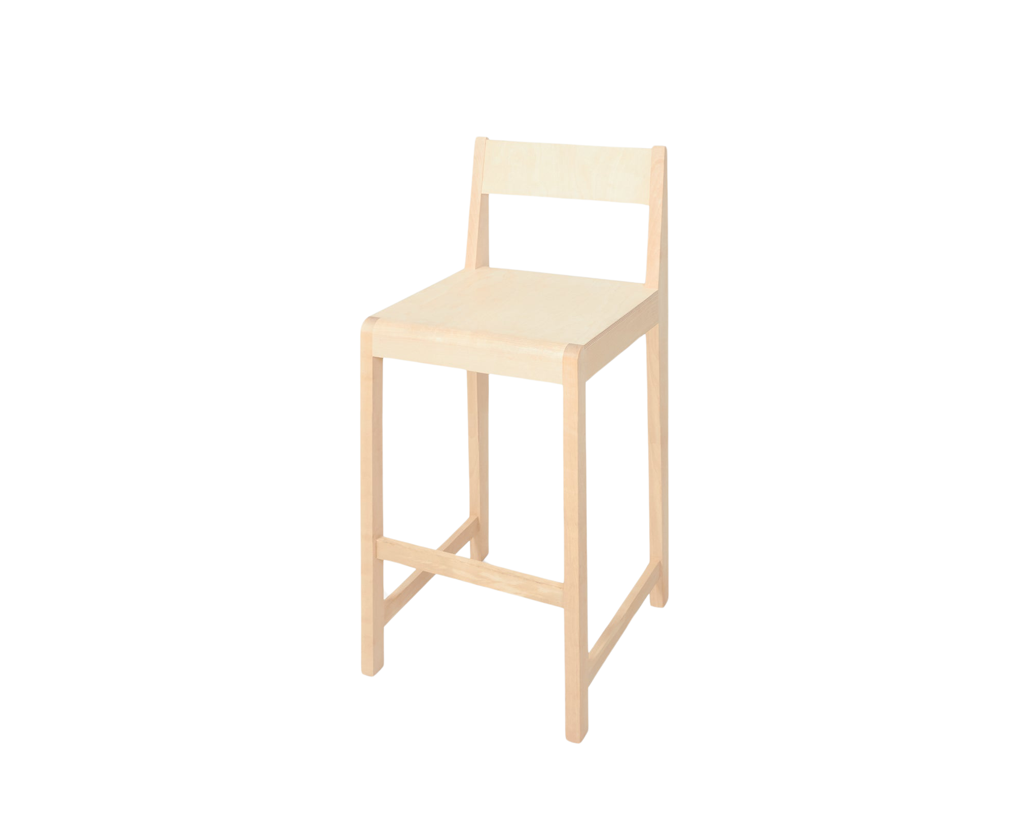 Bar Chair 01 | Natural Birch | H65