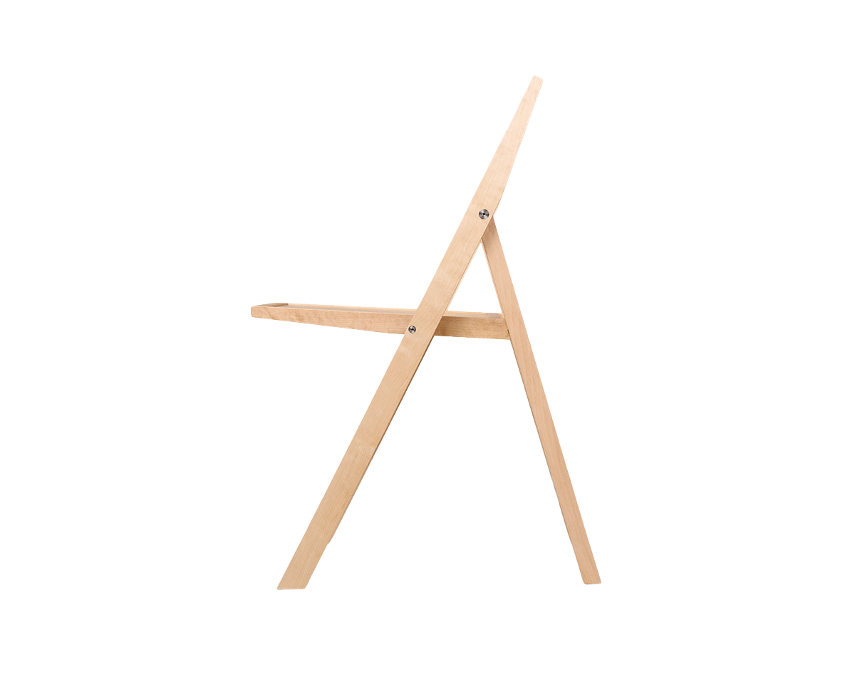 Folding Flat Chair | Natural Birch