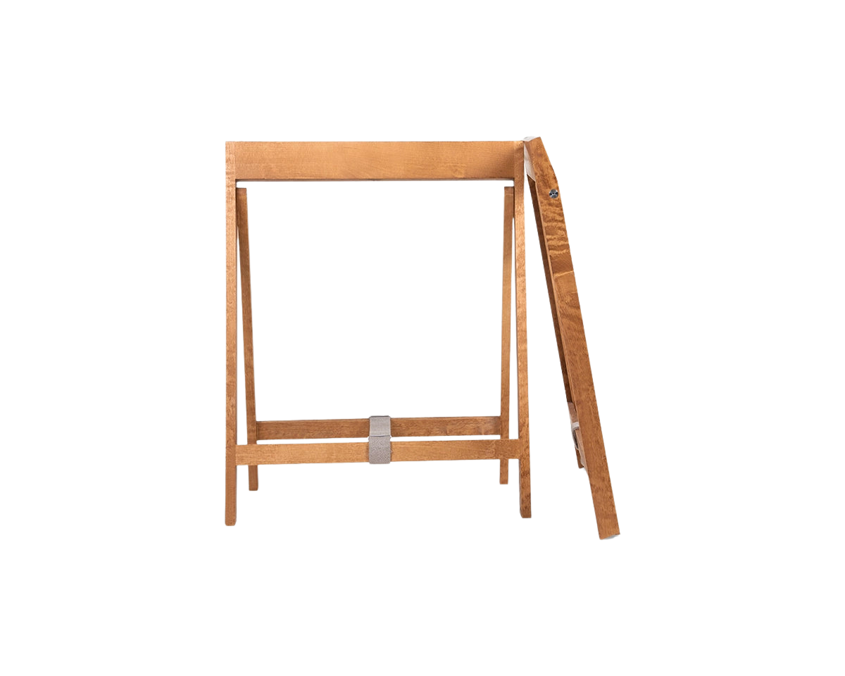 Folding Flat Table Trestles | Warm Brown Birch