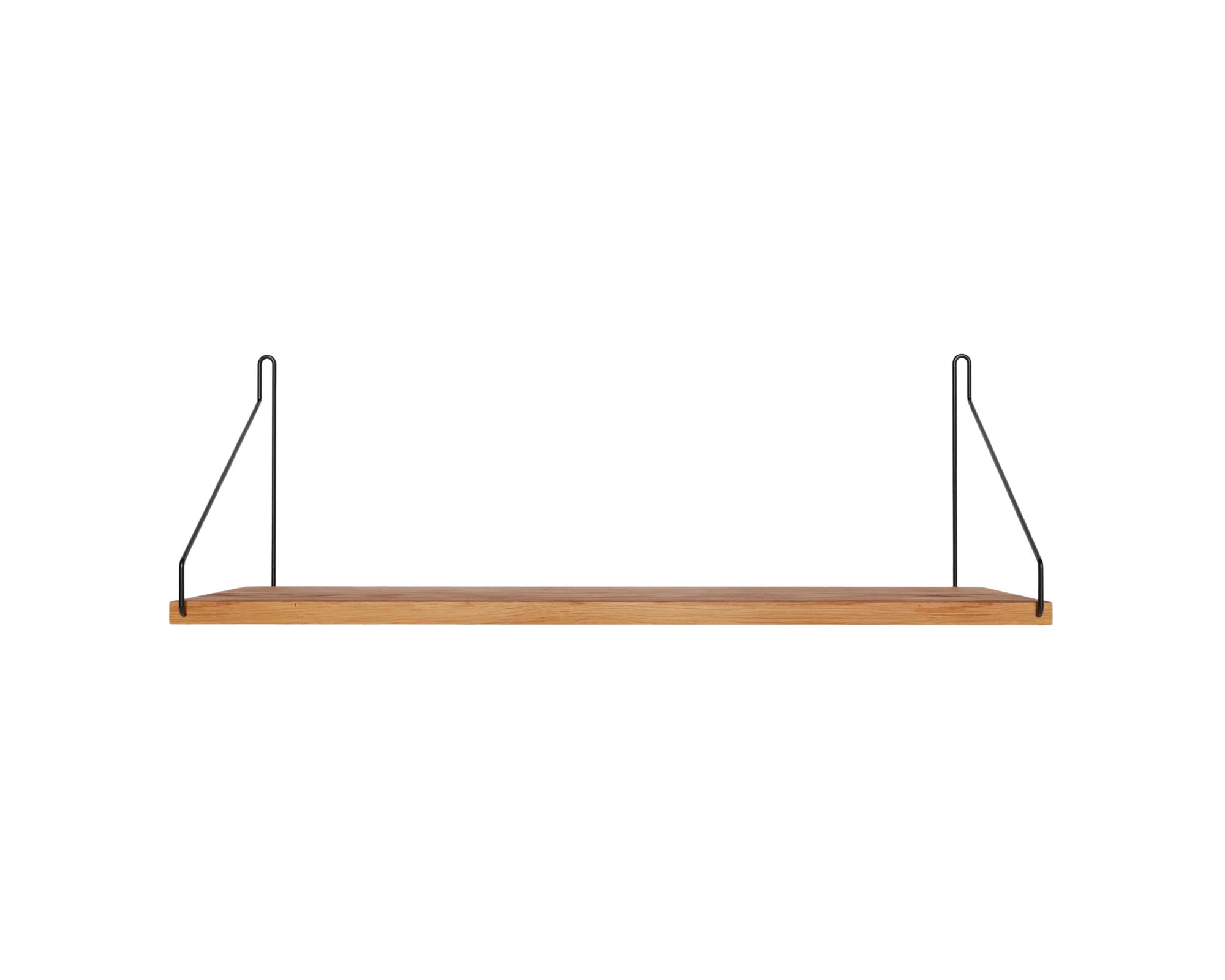 Single Shelf | Natural Oak / Black | D20 / W60