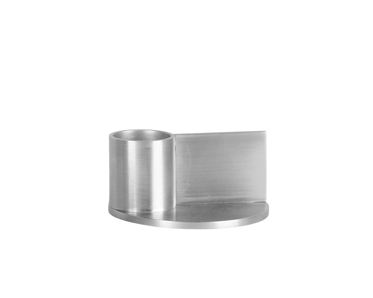Fundament Candle Holder | Stainless Steel | Form 1
