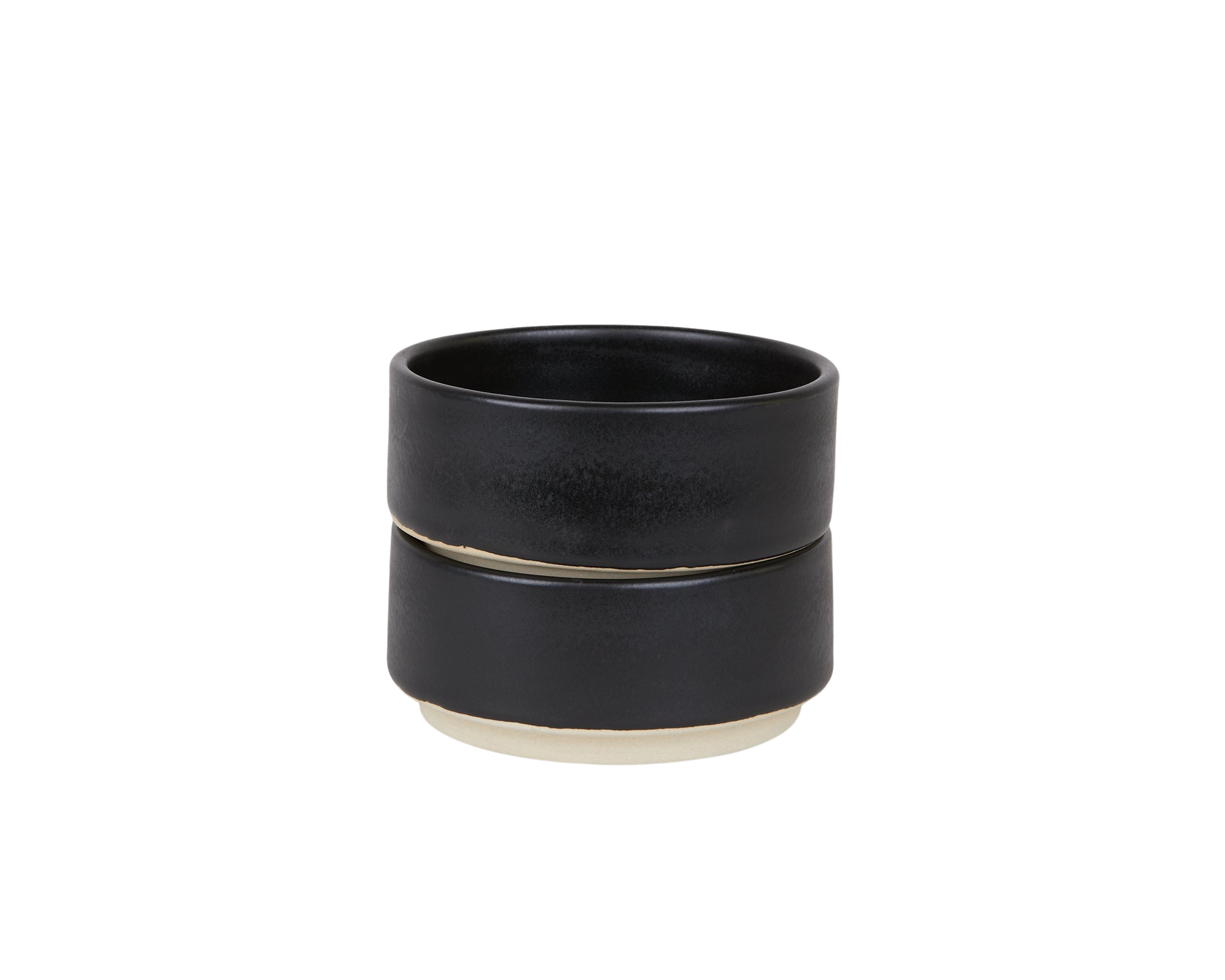 Otto Ceramic Bowls Set of Two | Black | Medium