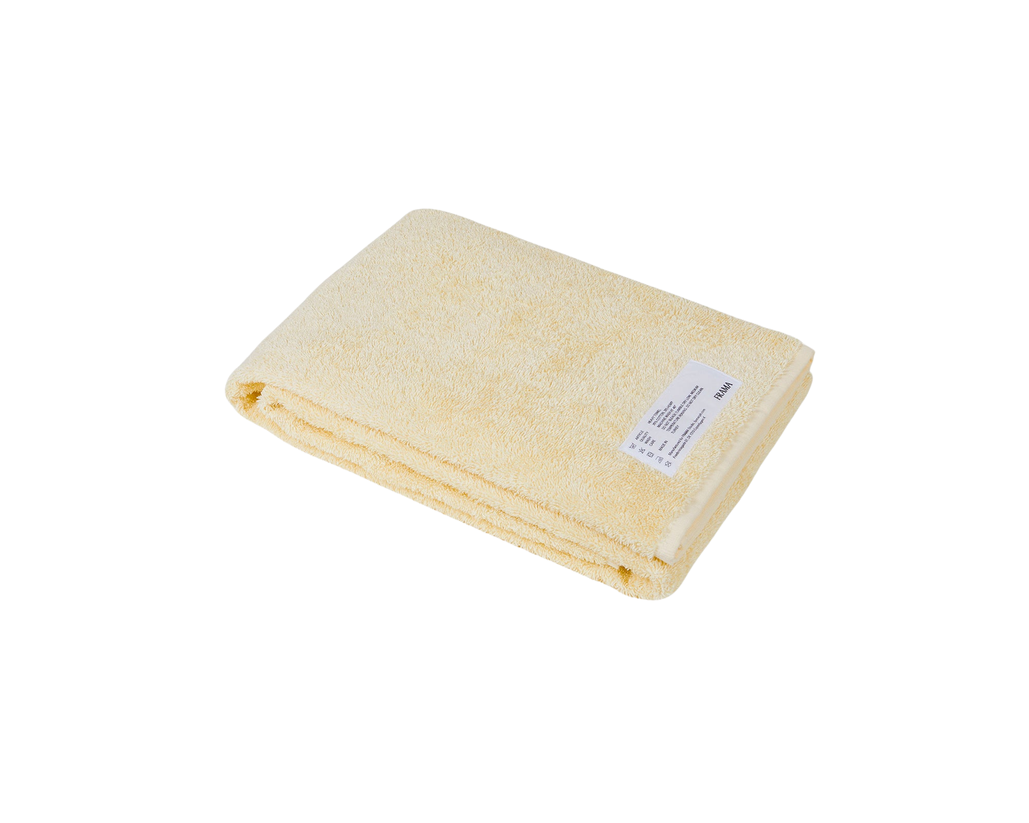 Heavy Towel | Pale Yellow | Bath Towel