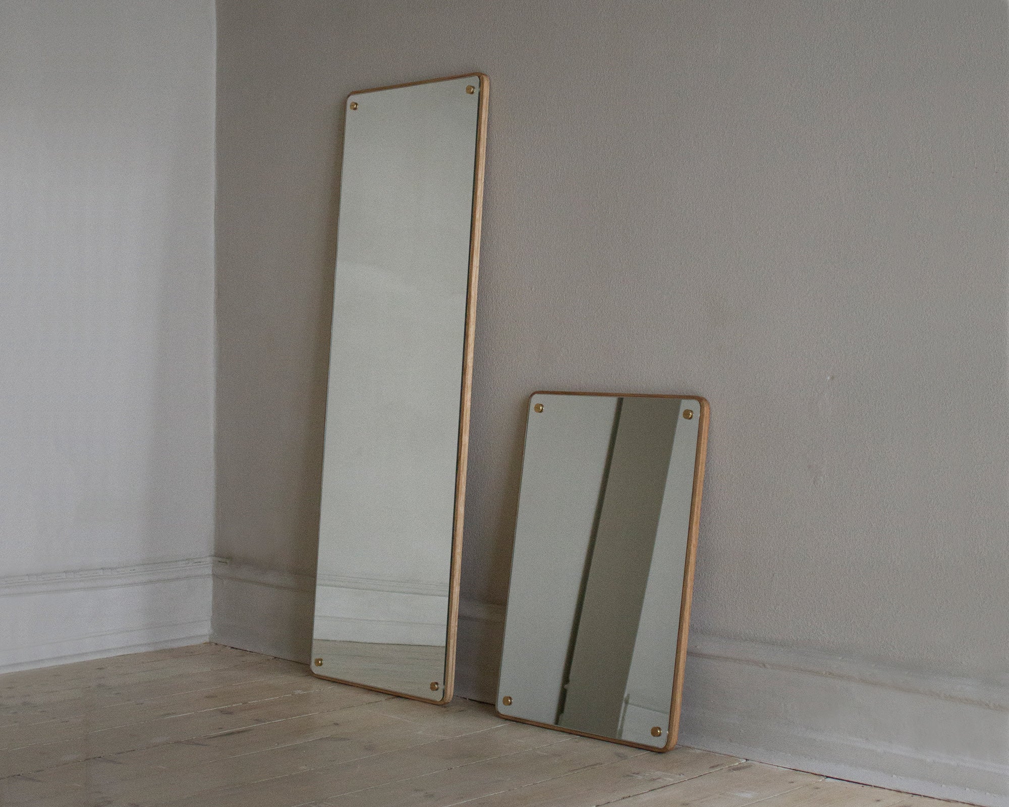 RM-1 Rectangular Mirror | Natural Oak | Large