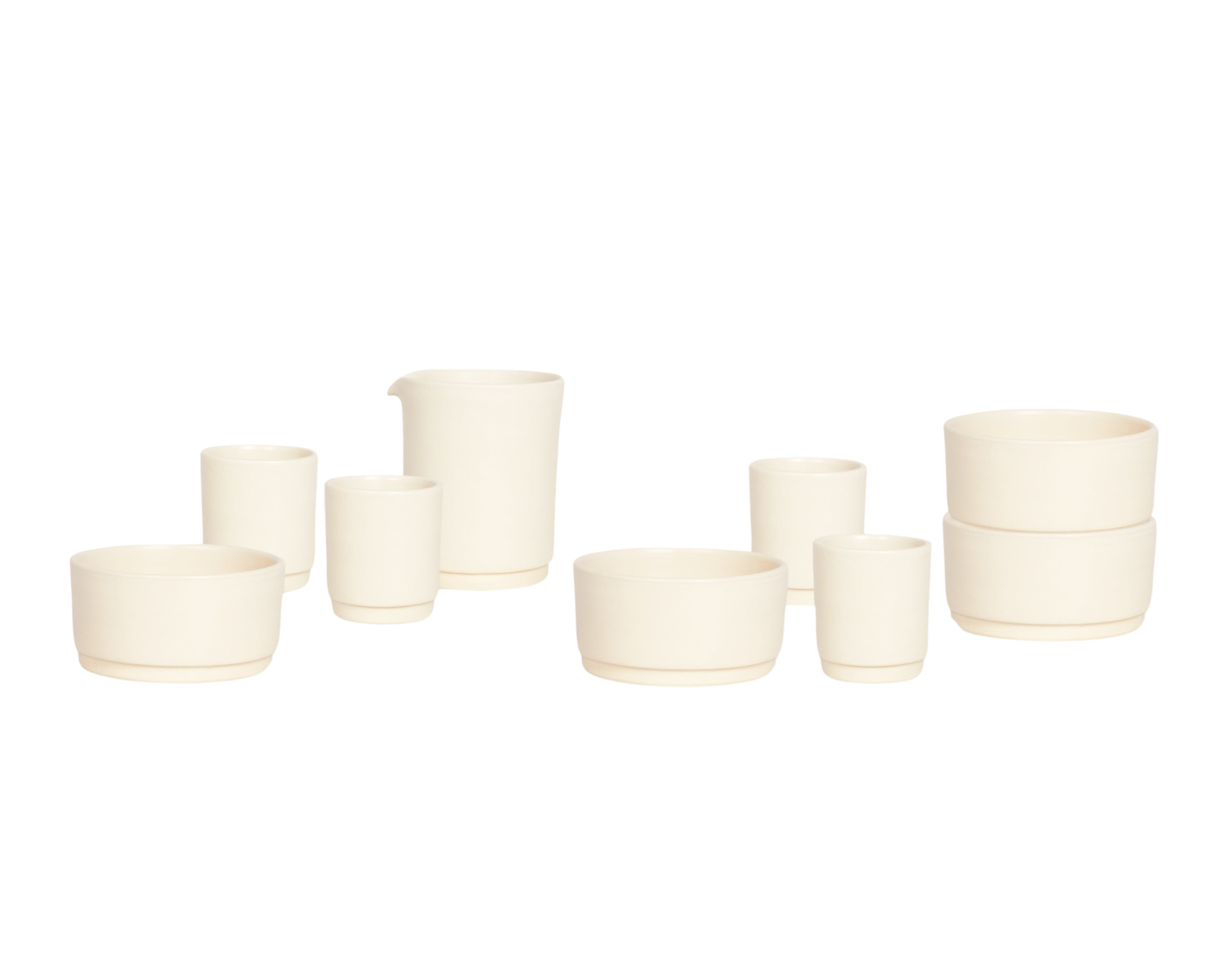 Otto Ceramic Tableware Set | Breakfast | Natural