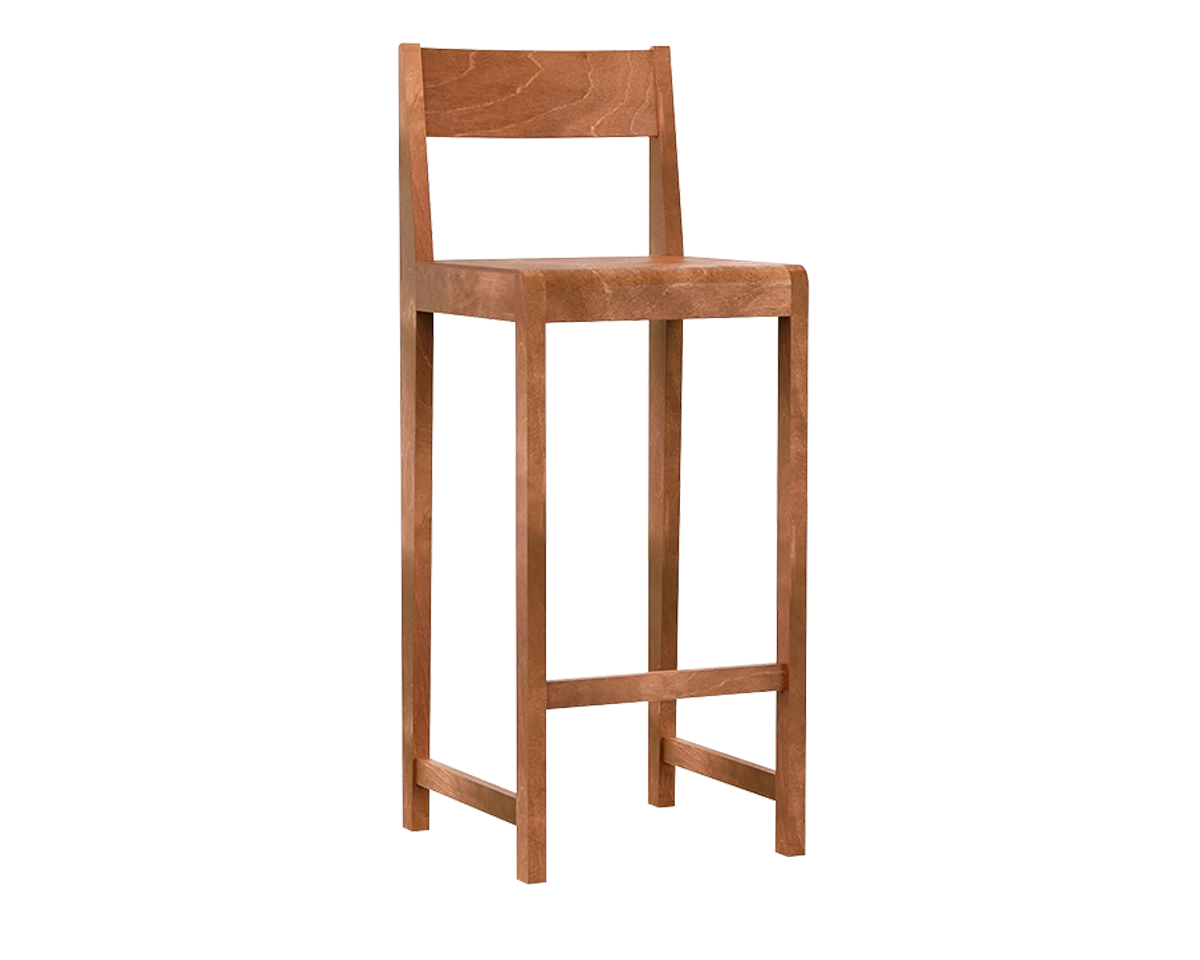 Bar Chair 01 | Warm Brown Birch | H76