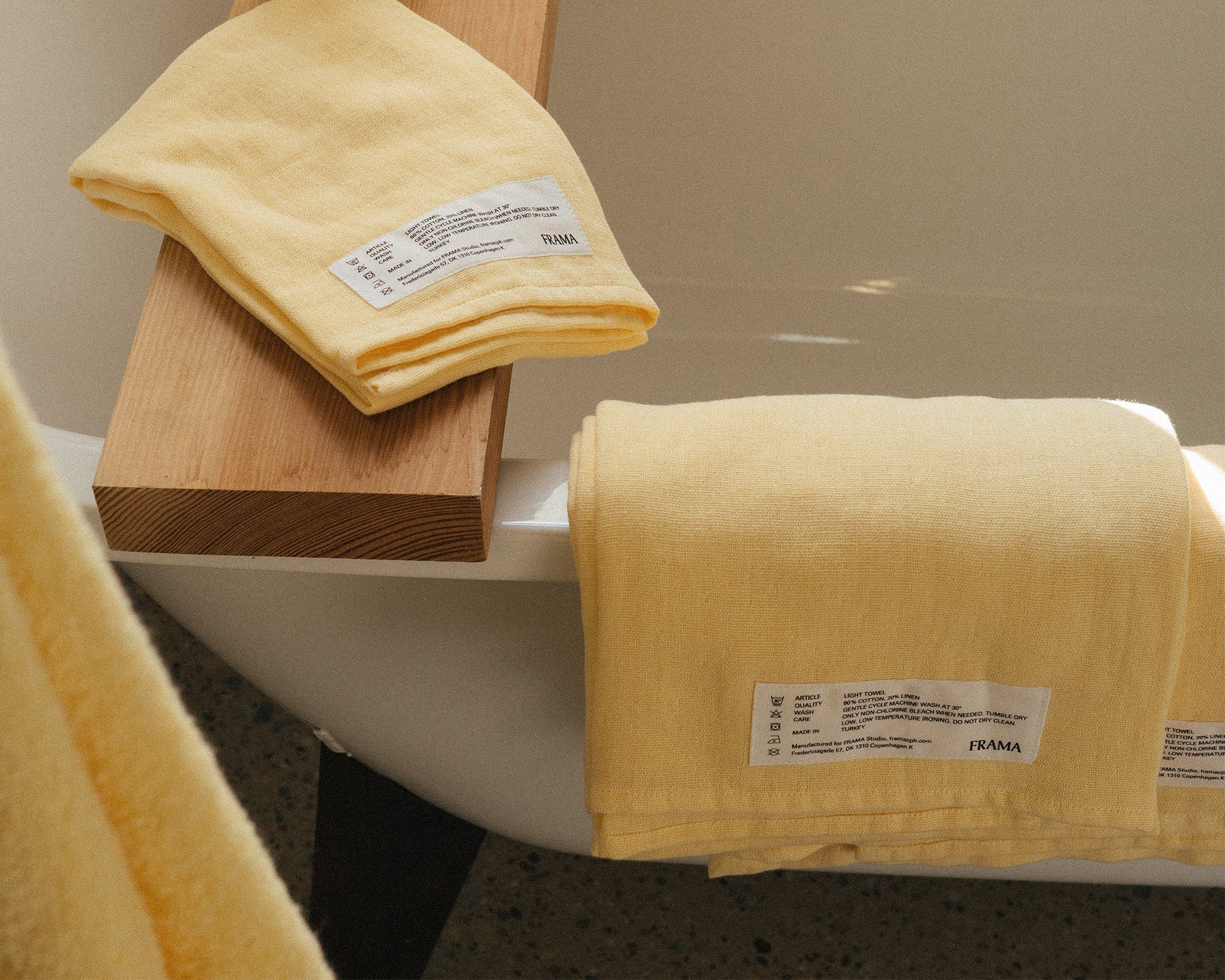 Light Towel Set | Pale Yellow