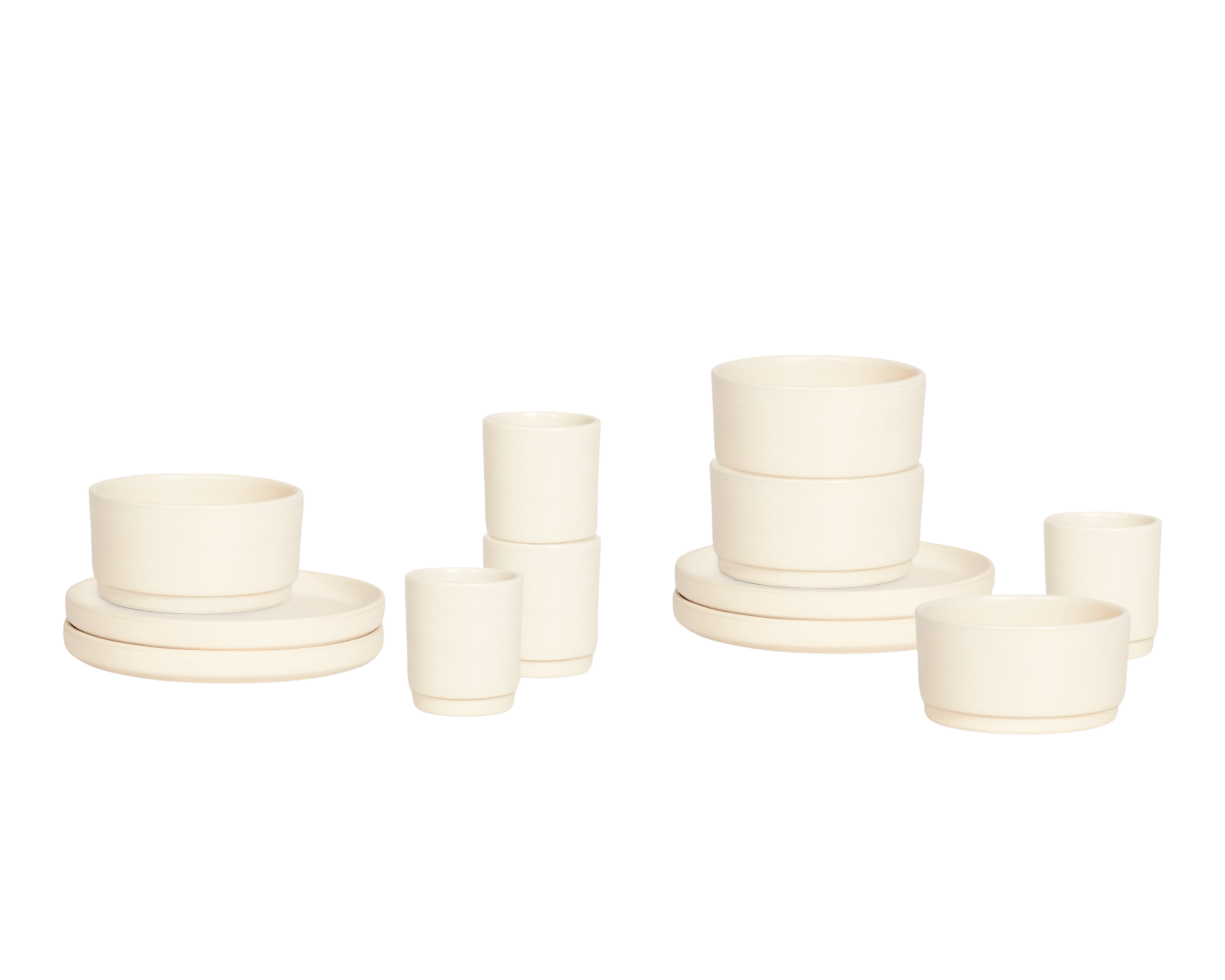 Otto Ceramic Tableware Set | Dinner | Natural