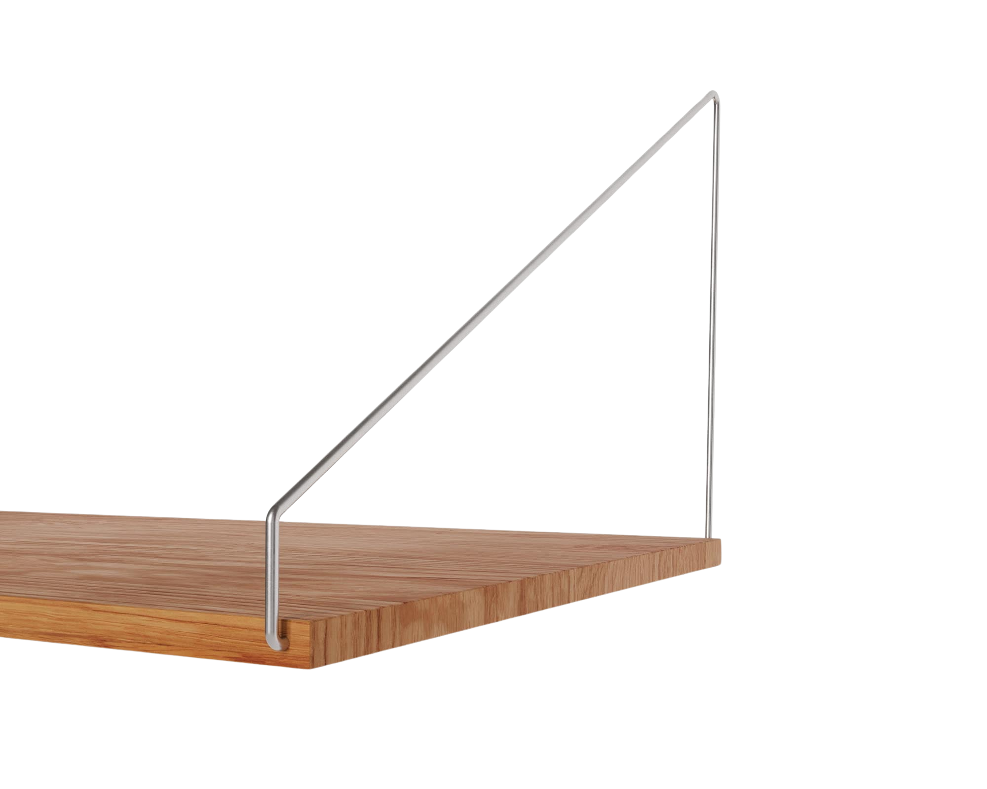 Library Desk Shelf | Natural Oak | D40 / W80