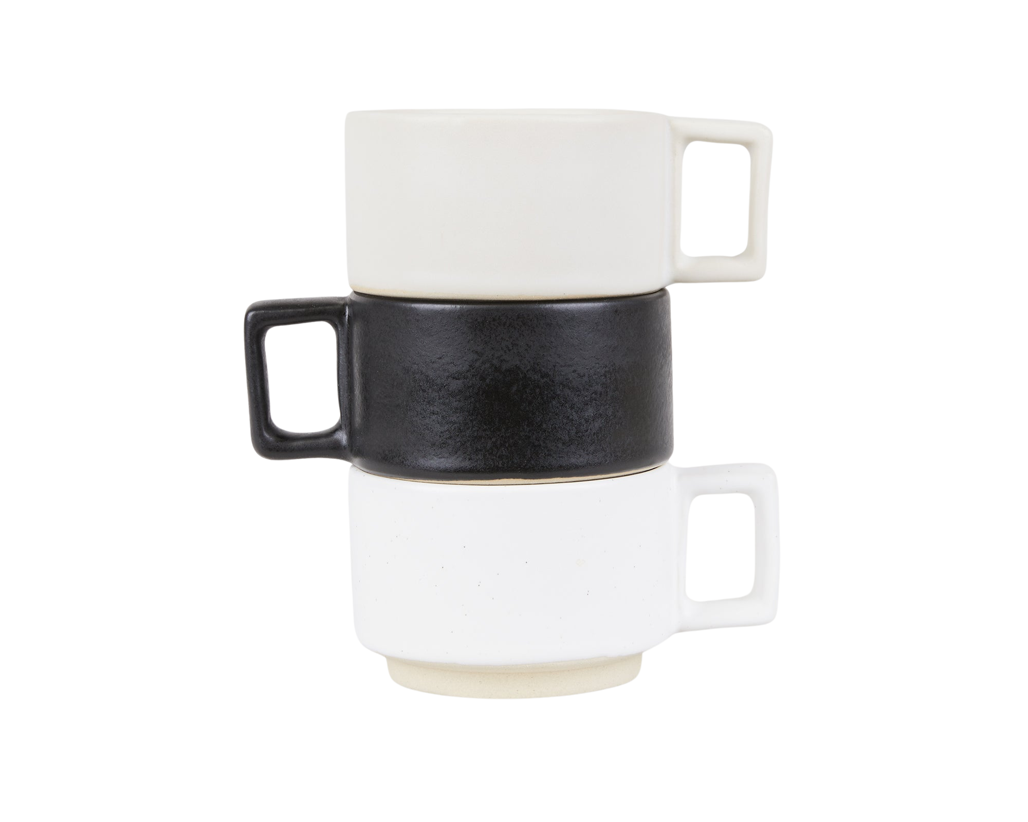Otto Ceramic Mug with Handle | Black