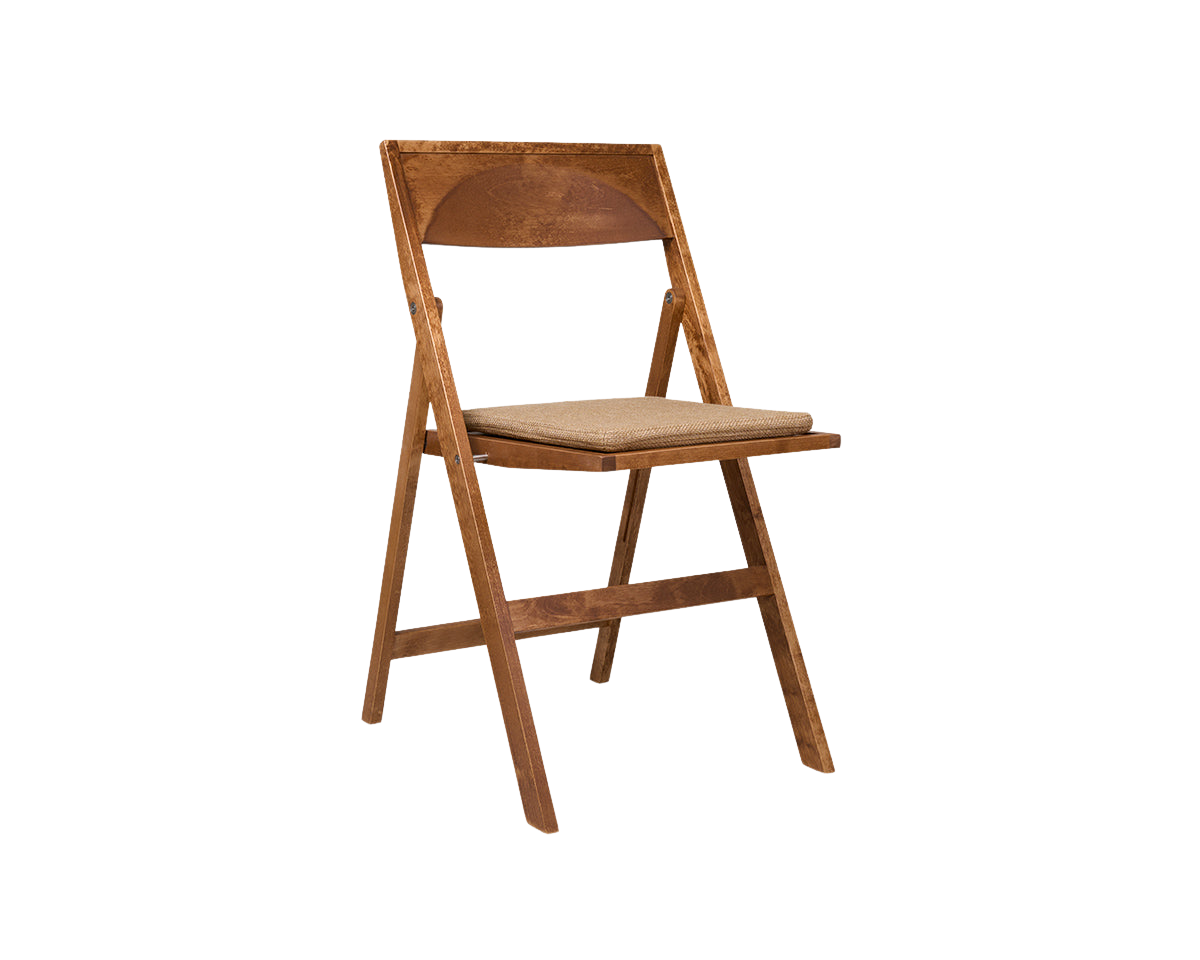 Folding Flat Chair Cushion | Camel