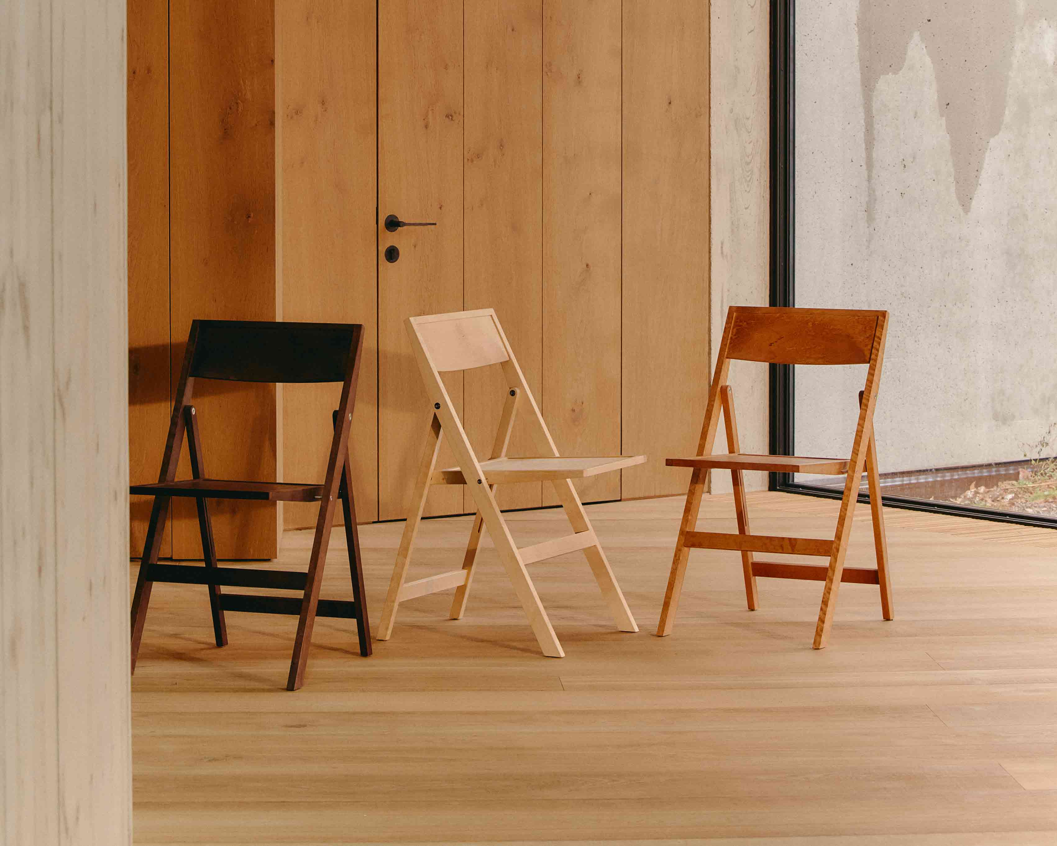 Folding Flat Chair | Natural Birch