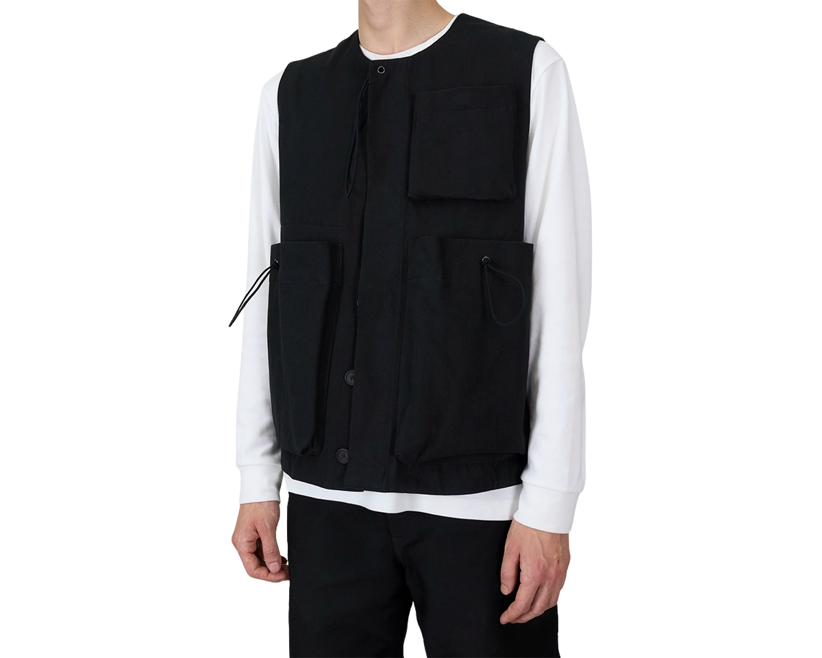 Toogood x FRAMA | Roper Gilet | Painted Cotton Yellow + Green + Pink