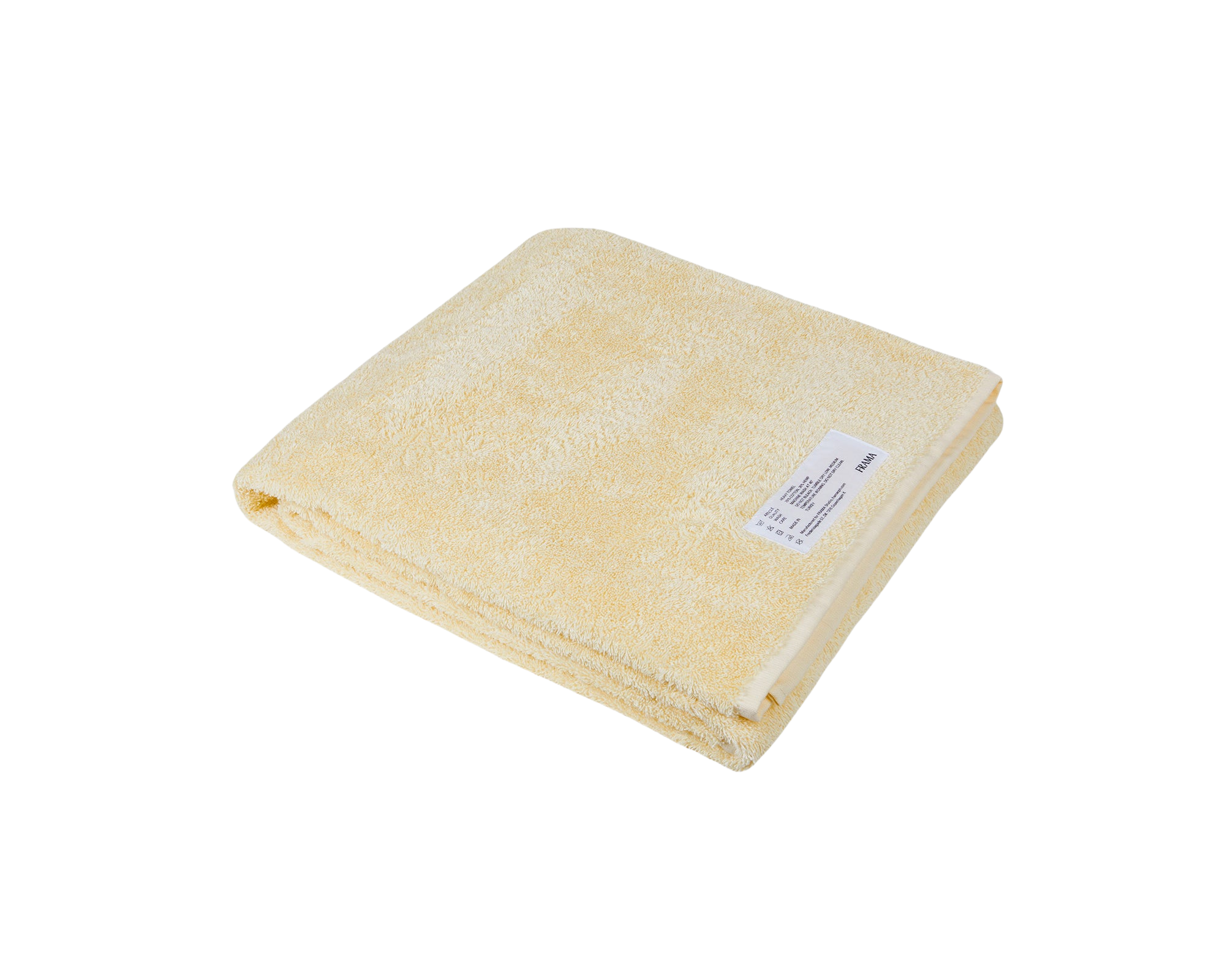 Heavy Towel | Pale Yellow | Bath Sheet