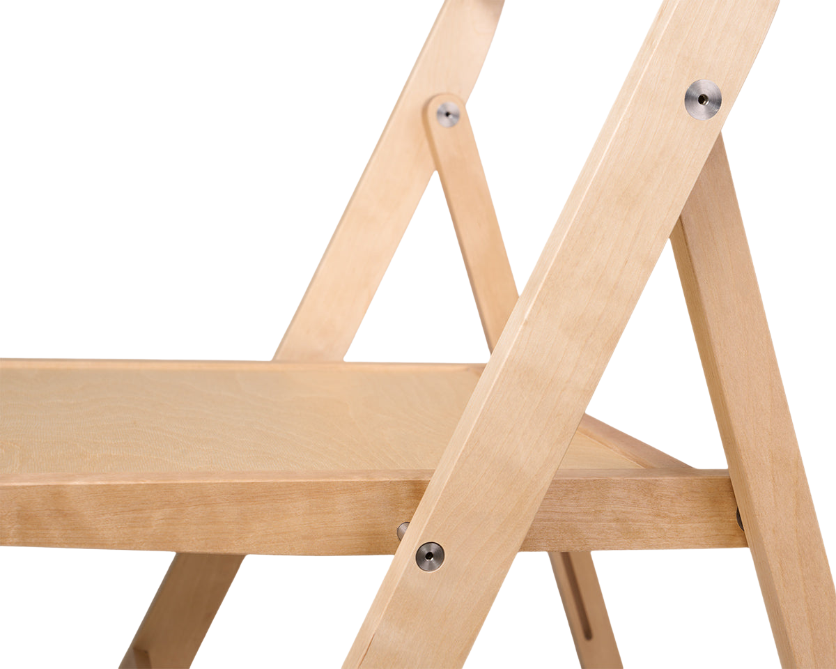 Folding Flat Chair | Natural Birch
