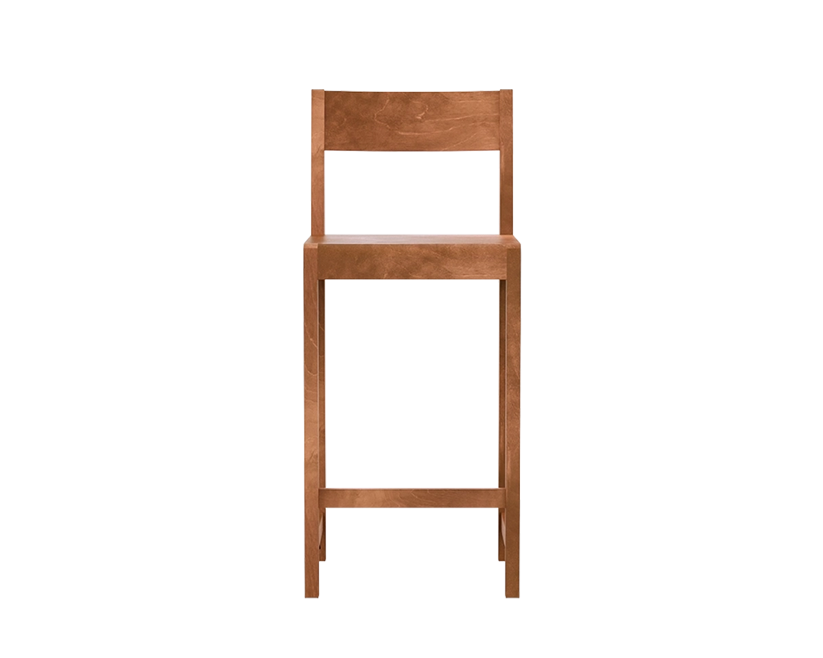 Bar Chair 01 | Warm Brown Birch | H65