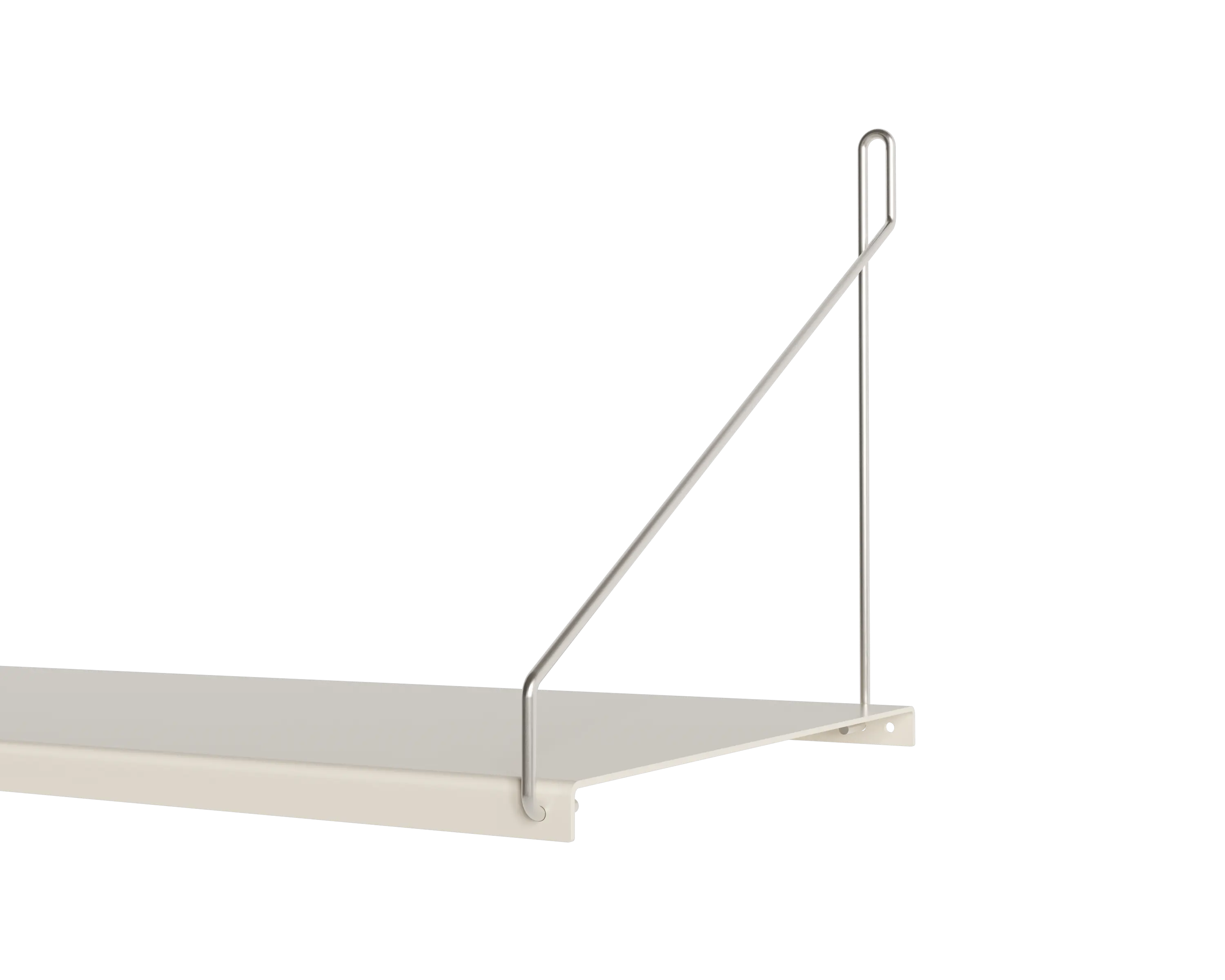Single Shelf | Warm White Steel | D27 / W40