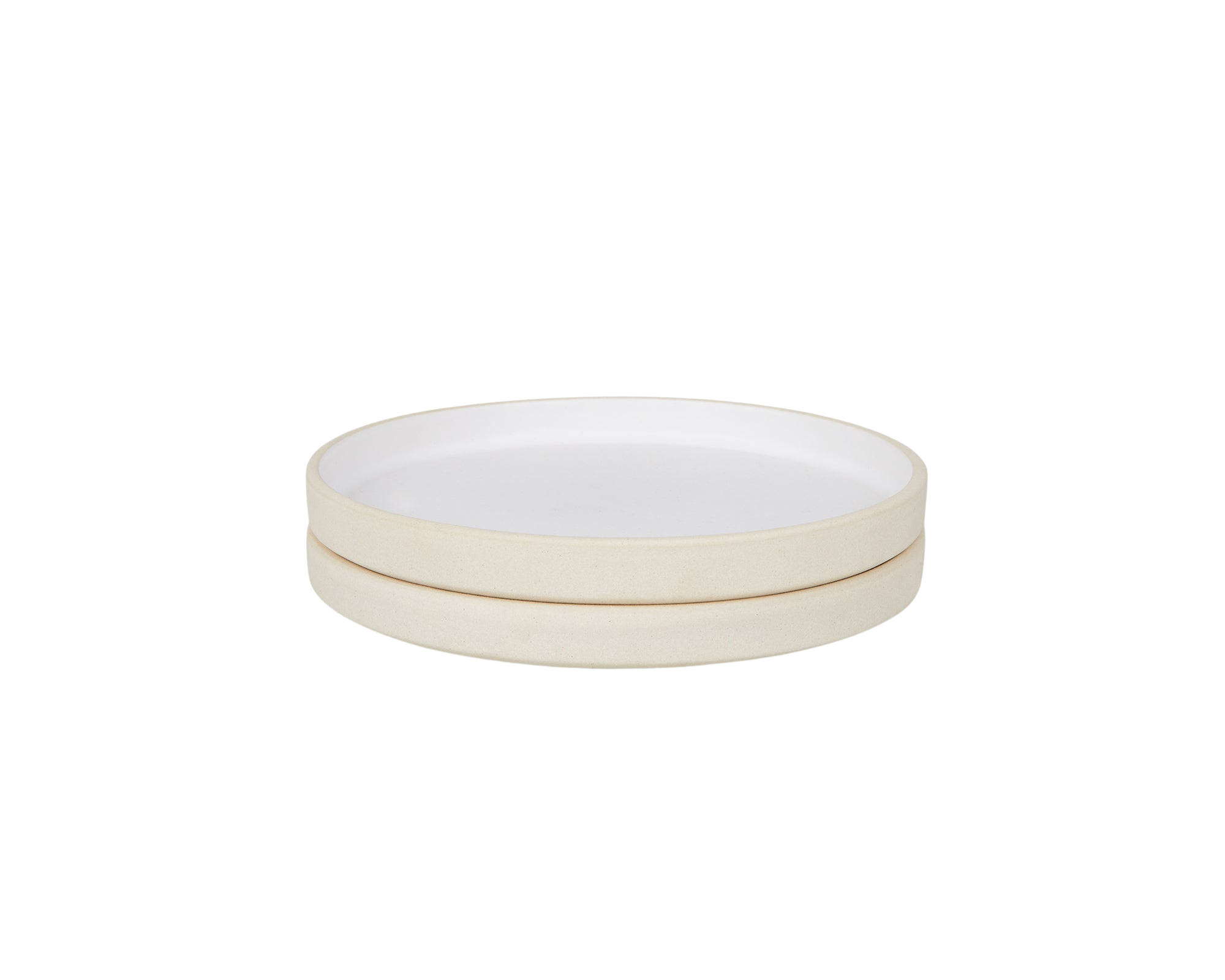 Otto Ceramic Plate Set of Two | White | Small