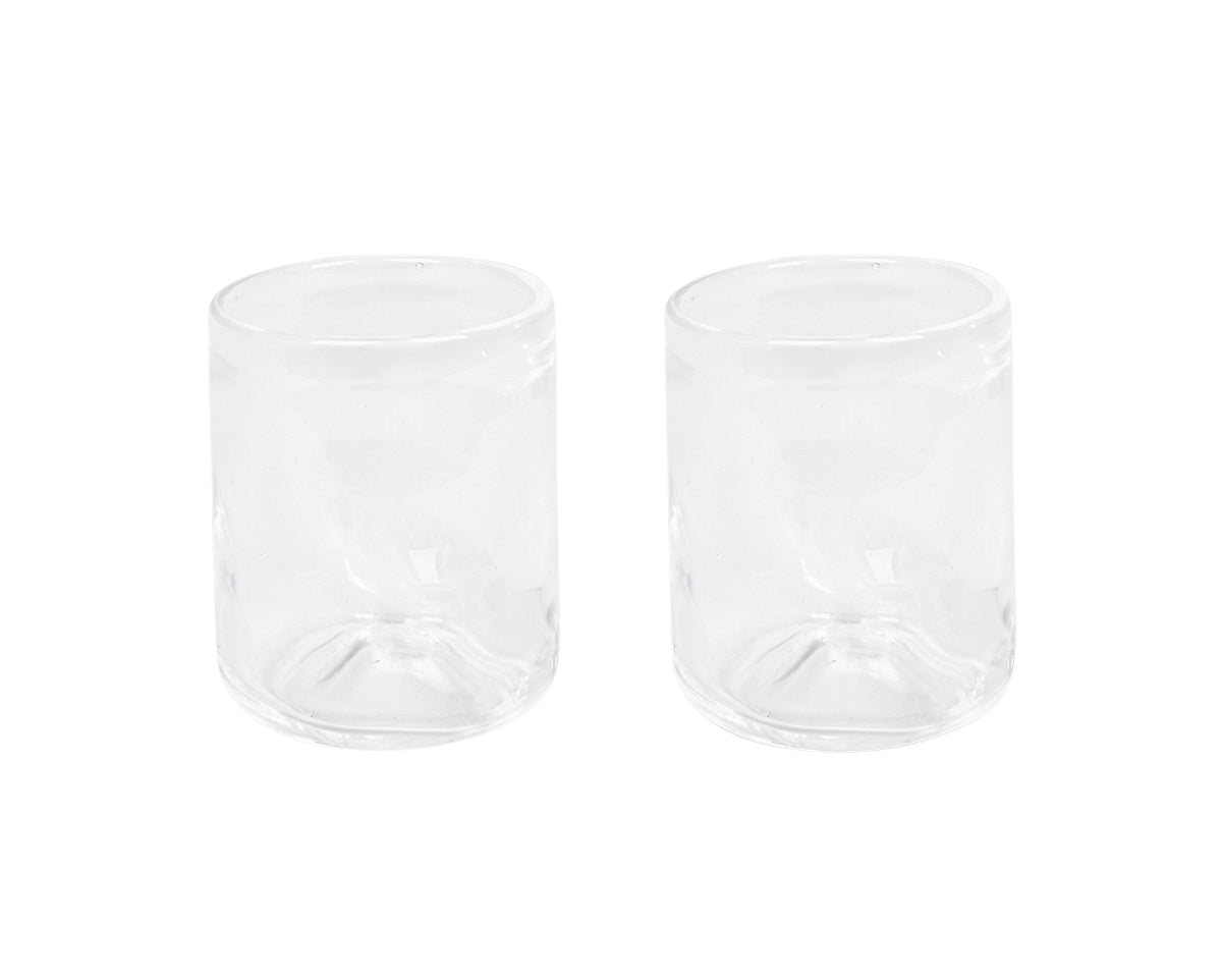 0405 Glass Set of Two | Clear | Small