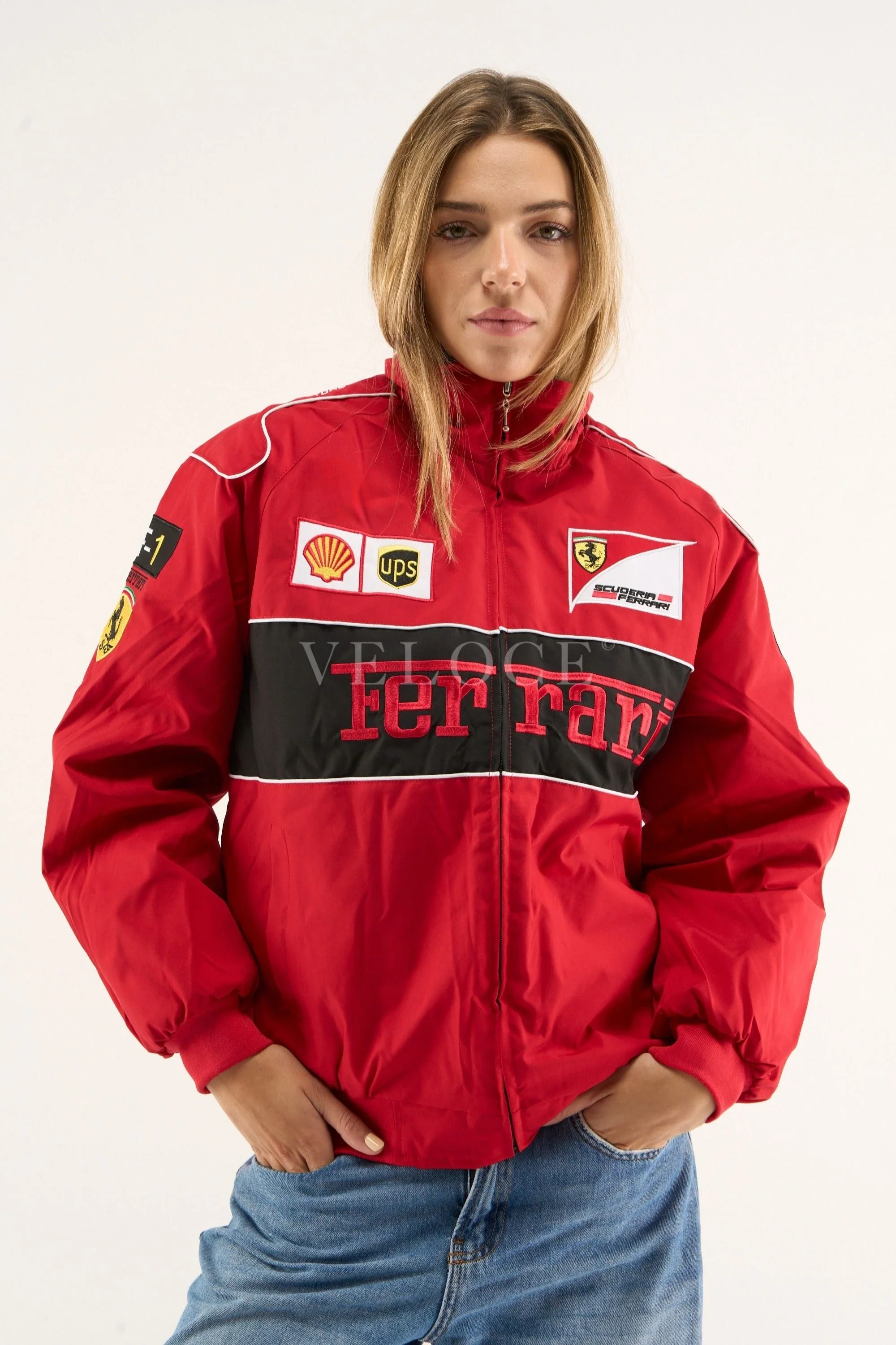 Ferrari F1 Vintage Racing Jacket - Red Edition
