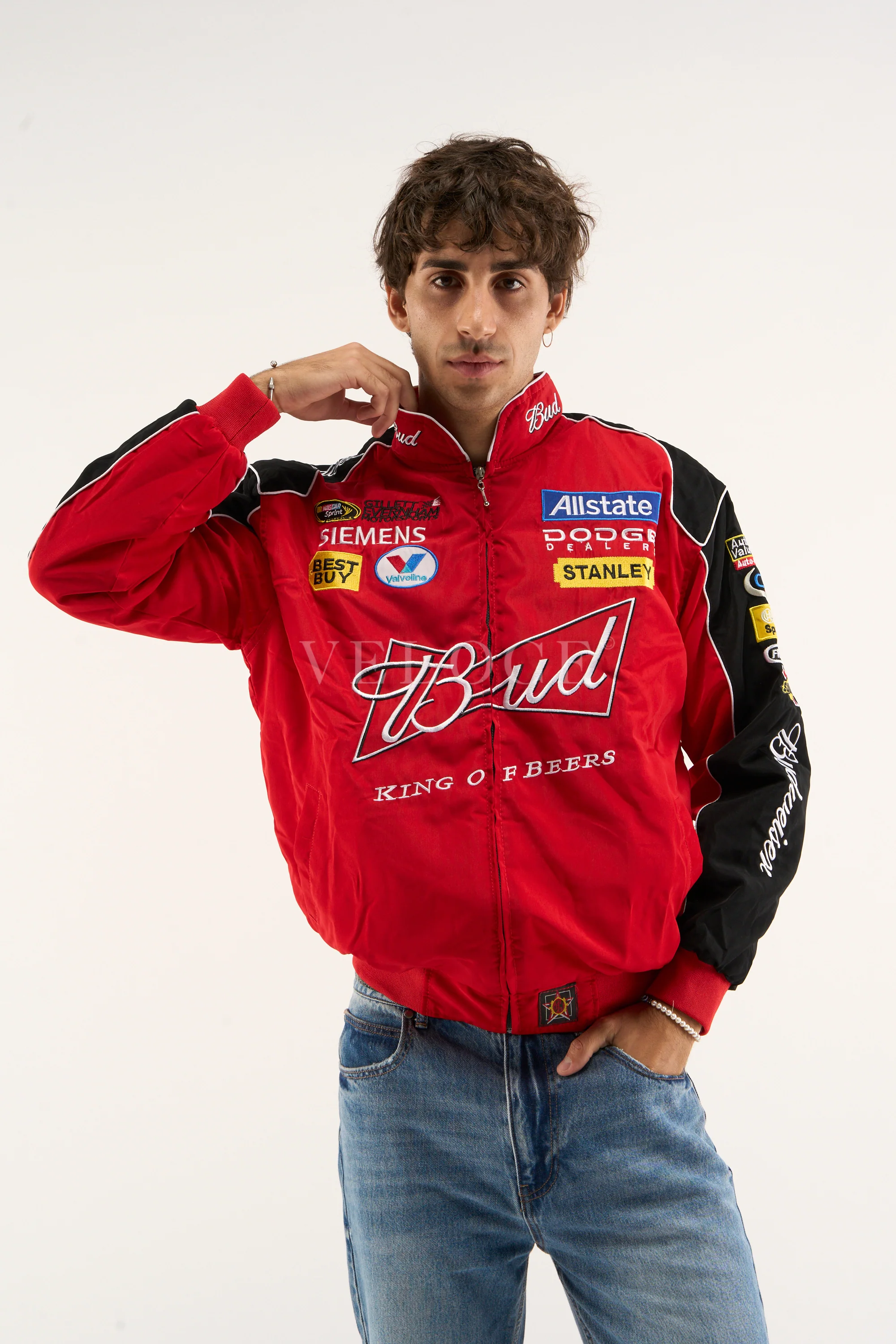 Budweiser Racing Vintage Jacket - NASCAR Red Edition