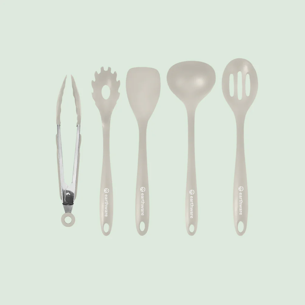 No-Tox Silicone Kitchen Utensils Set - Cooking