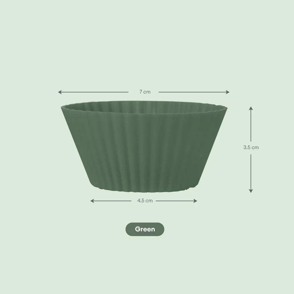 No-Tox Silicone Muffin & Cupcake Moulds - 12 Piece Set