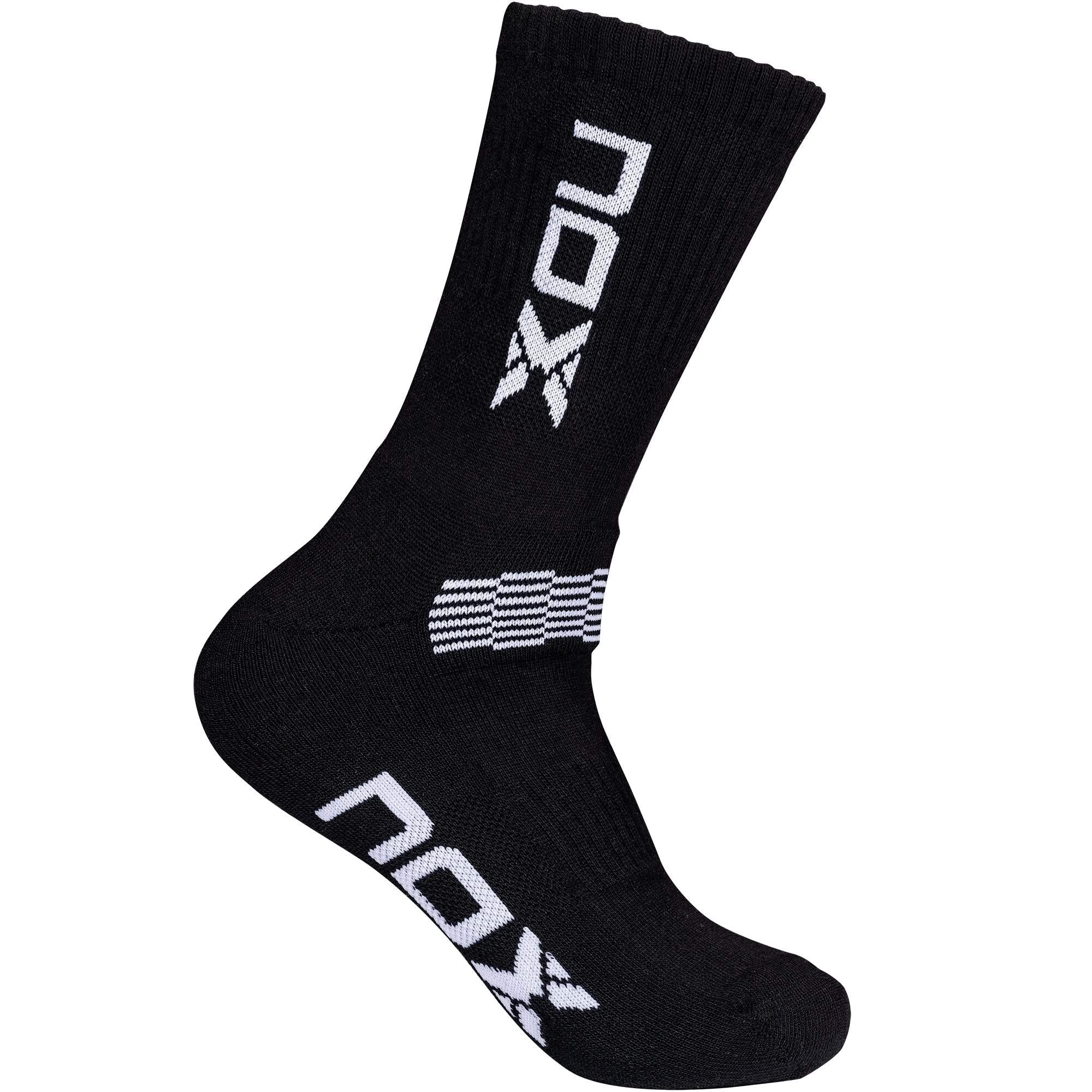 Bag of 6 pairs - Pack of technical crew socks in black/white