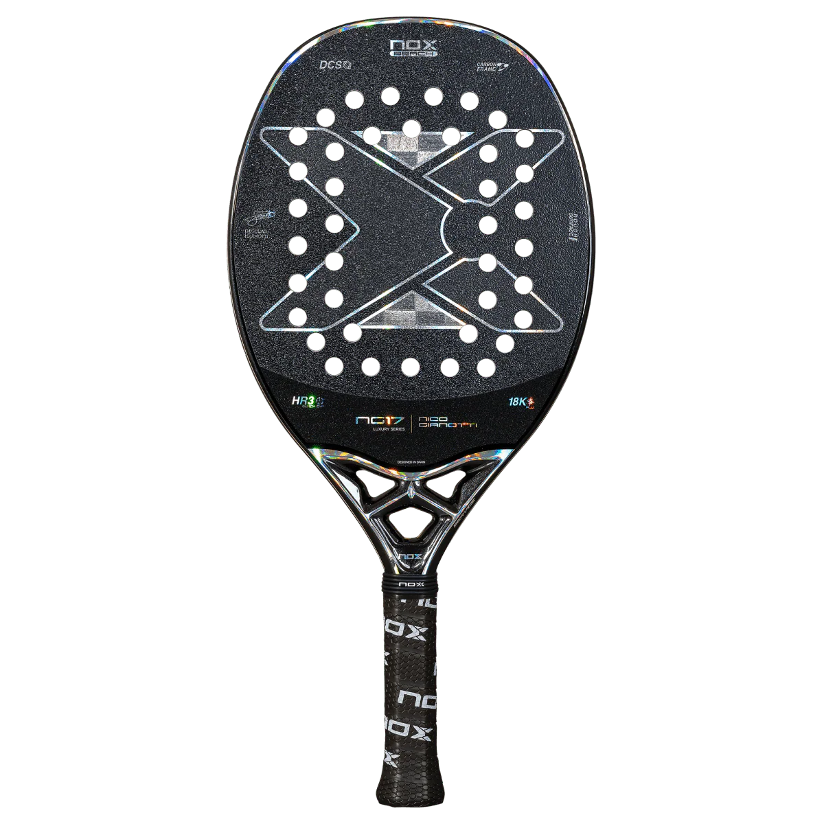 NG17 Luxury 2025 Beach Tennis Racquet - Nico Gianotti's racquet