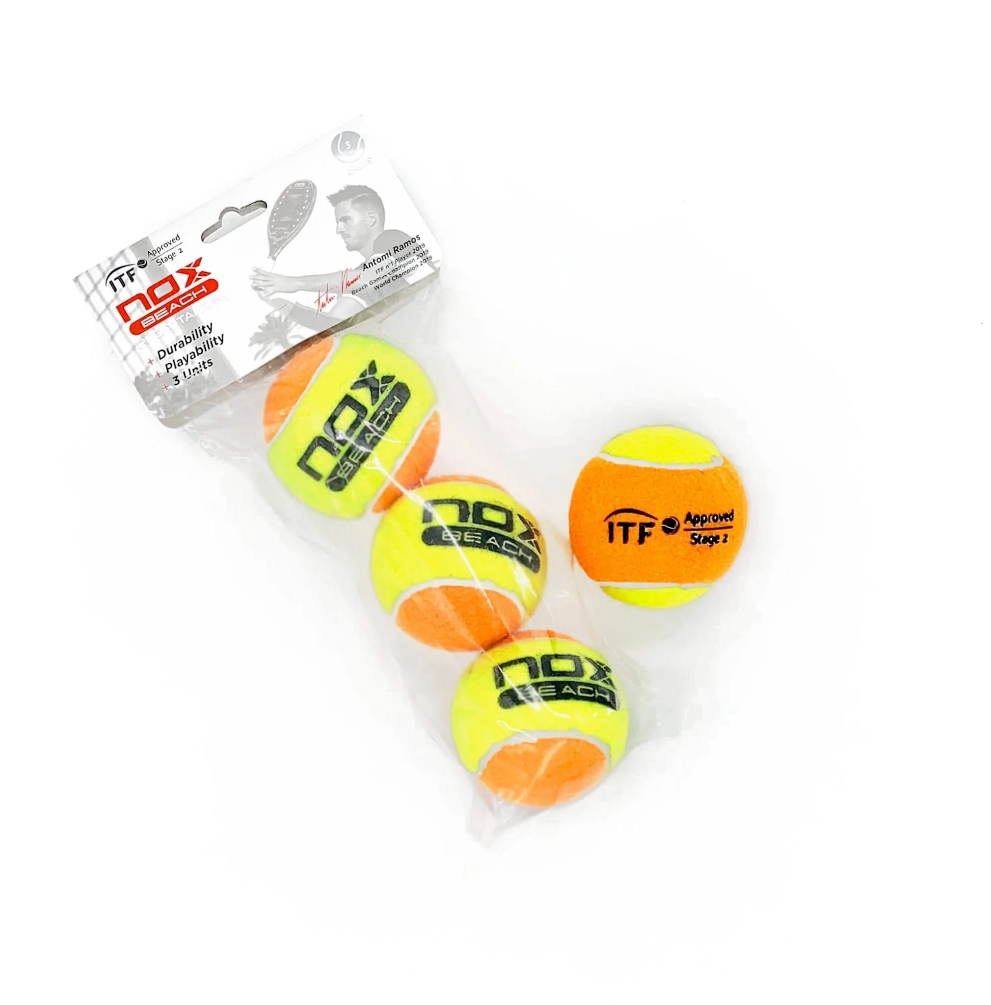 Box of 24 containers of 3 PRO TITANIUM Beach tennis balls