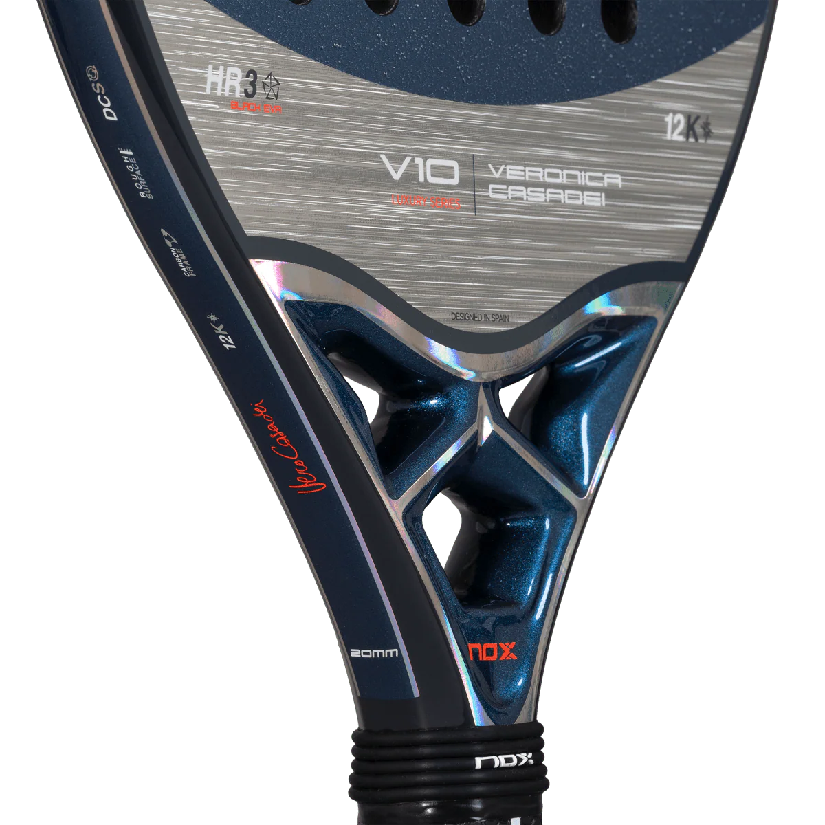 V10 Luxury 2025 Beach Tennis Racquet. Veronica Casadei's racquet