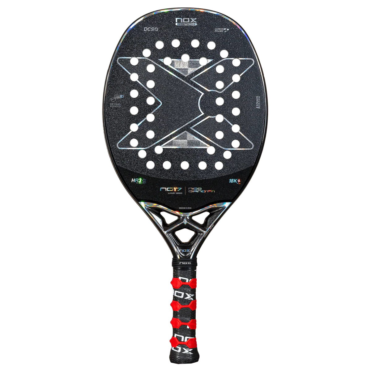 NG17 Luxury 2025 Beach Tennis Racquet - Nico Gianotti's racquet