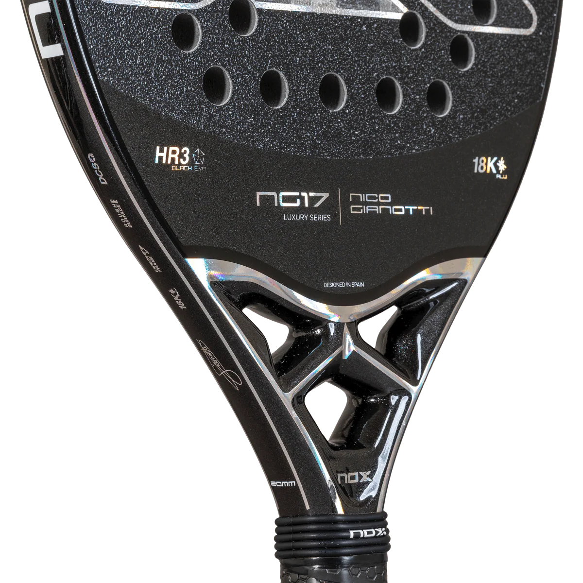 NG17 Luxury 2025 Beach Tennis Racquet - Nico Gianotti's racquet