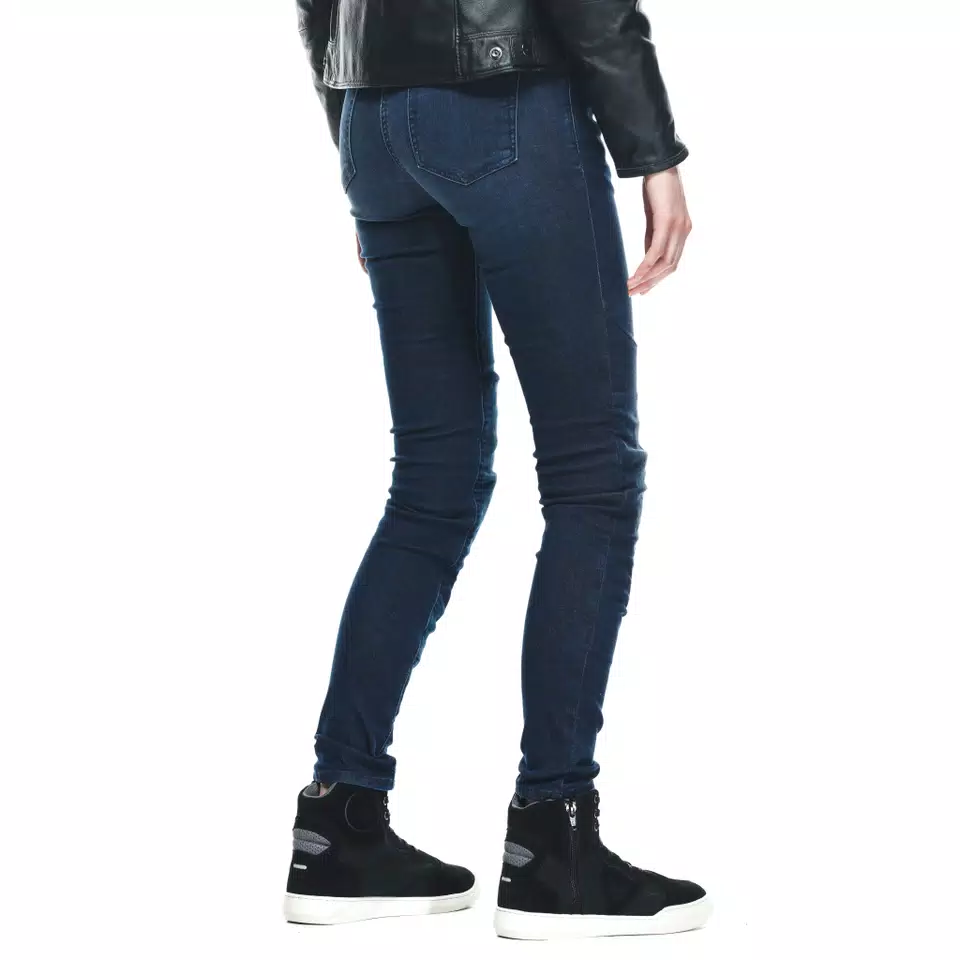 DENIM BRUSHED SKINNY - WOMEN'S MOTORCYCLE JEANS