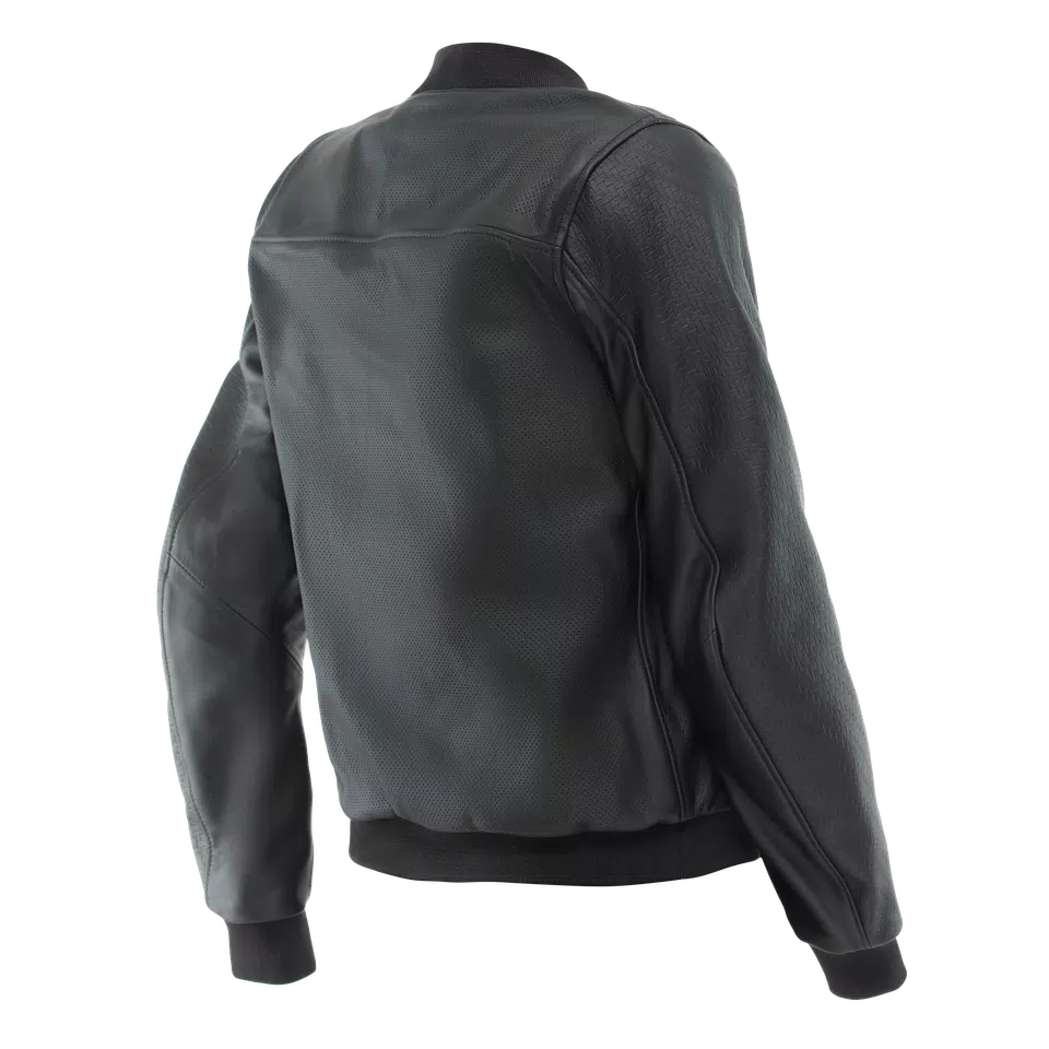 ACCENTO - WOMEN'S MOTORCYCLE PERFORATED LEATHER JACKET