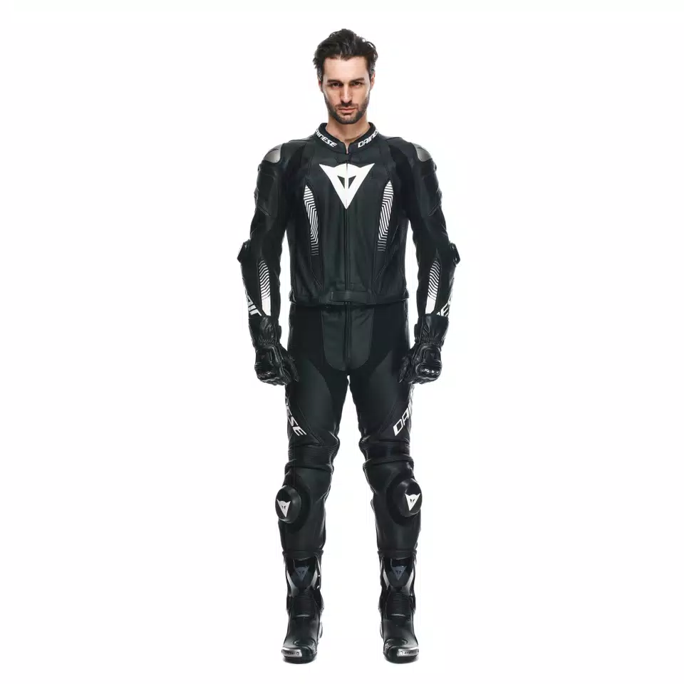 LAGUNA SECA 5 - MEN'S 2-PIECE MOTORCYCLE PERFORATED LEATHER SUIT