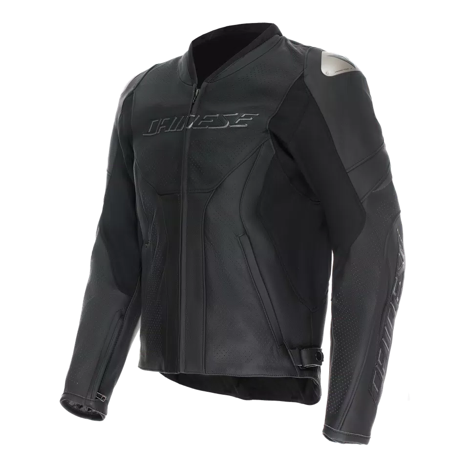 RACING 5 - MEN PERFORATED LEATHER MOTORCYCLE JACKET SHORT/TALL FIT (S/T)