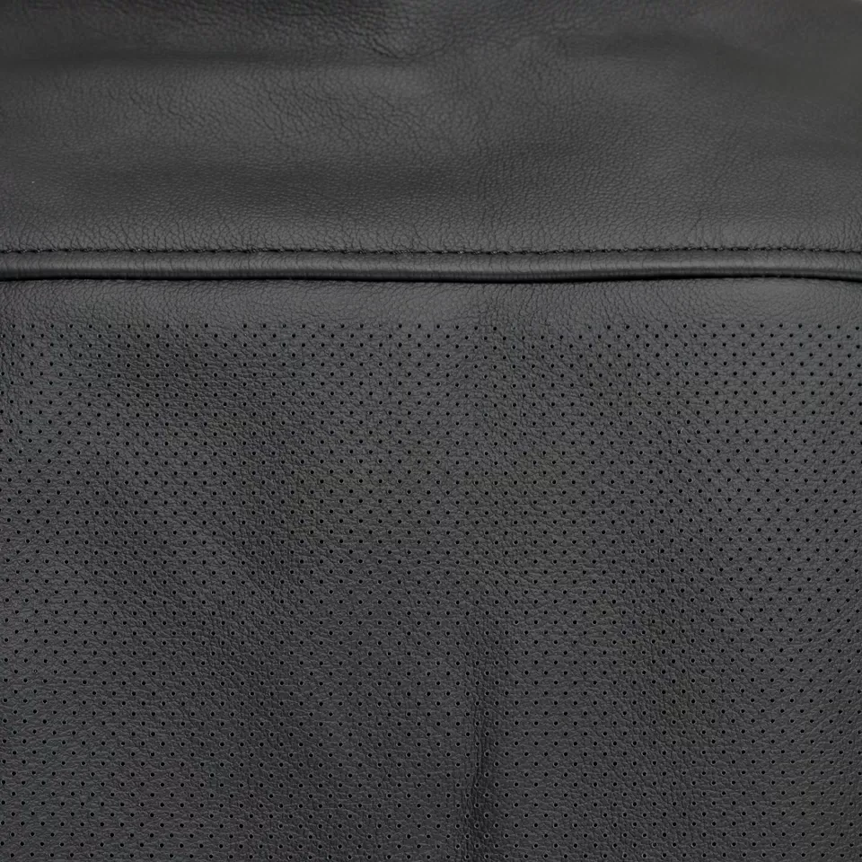 FULCRO QDF - MEN PERFORATED LEATHER MOTORCYCLE JACKET
