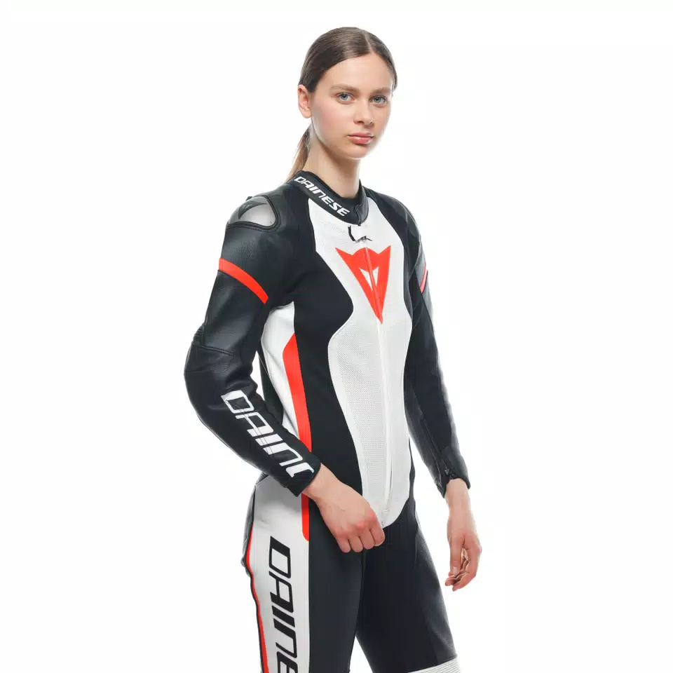 GROBNIK - WOMEN'S 1-PIECE MOTORCYCLE PERFORATED LEATHER SUIT